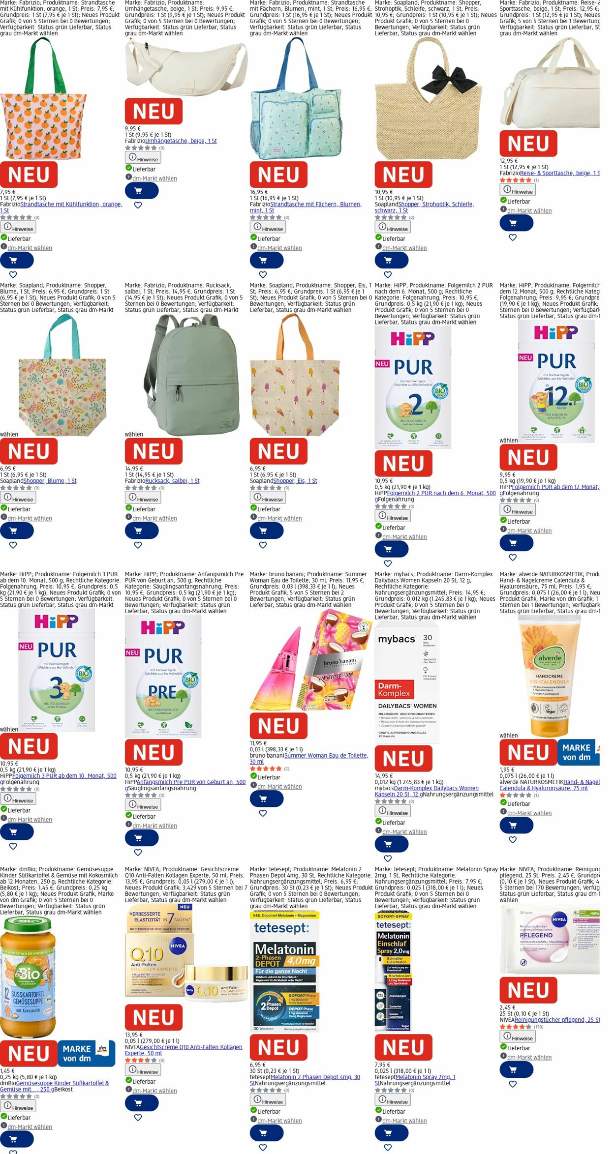 Prospekt dm-drogerie markt 16.03.2026 - 25.03.2026