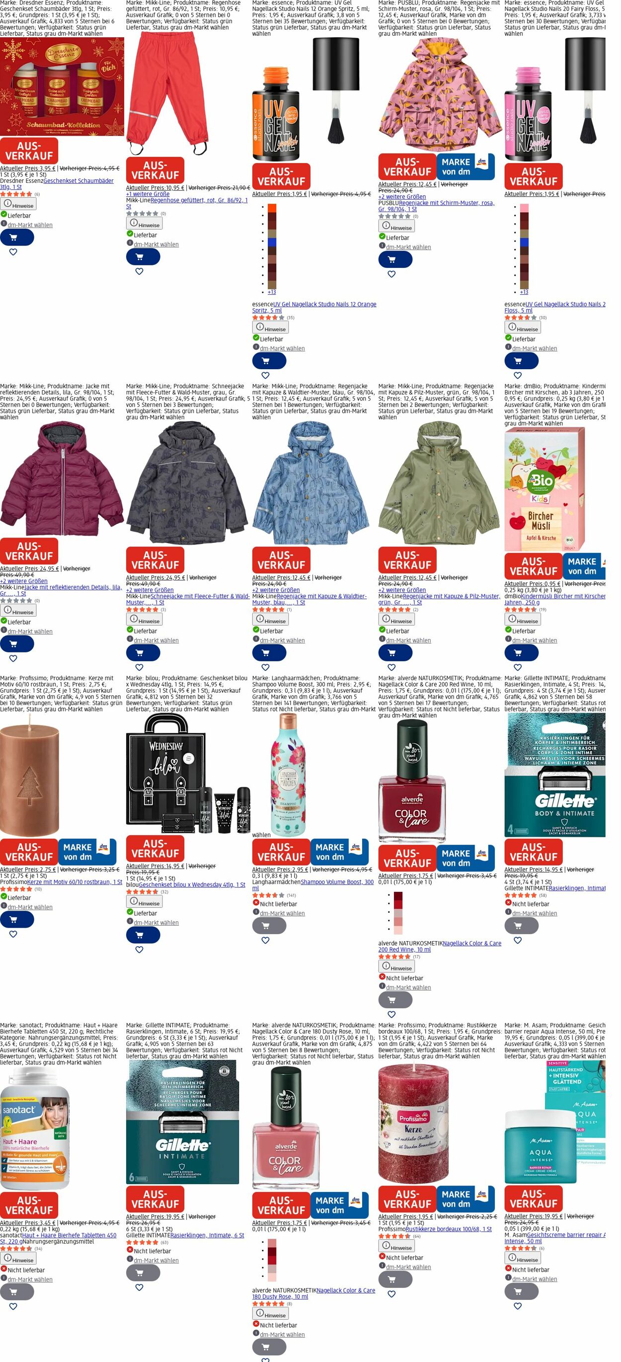 Prospekt dm-drogerie markt 16.03.2026 - 25.03.2026