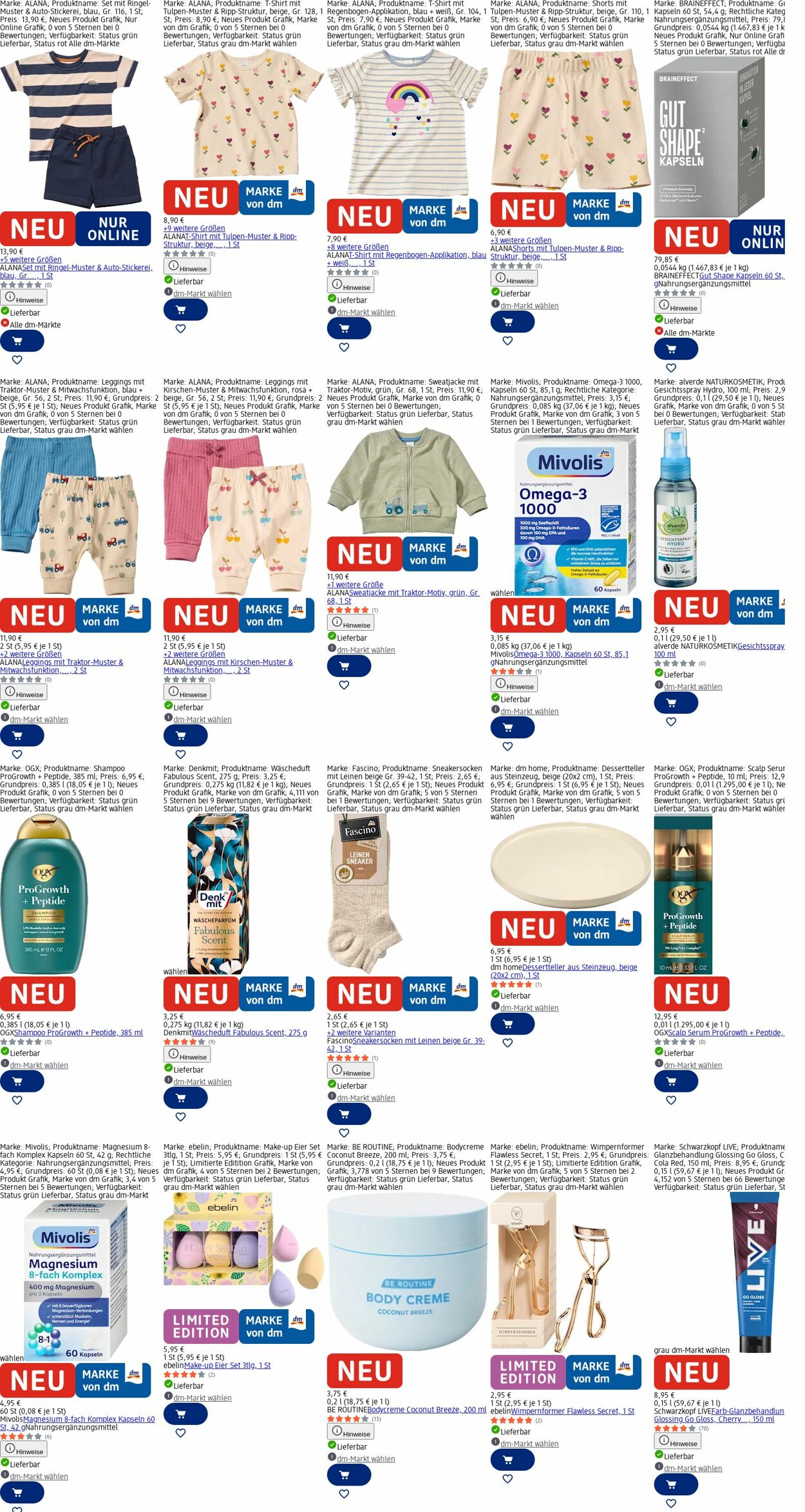 Prospekt dm-drogerie markt 16.03.2026 - 25.03.2026