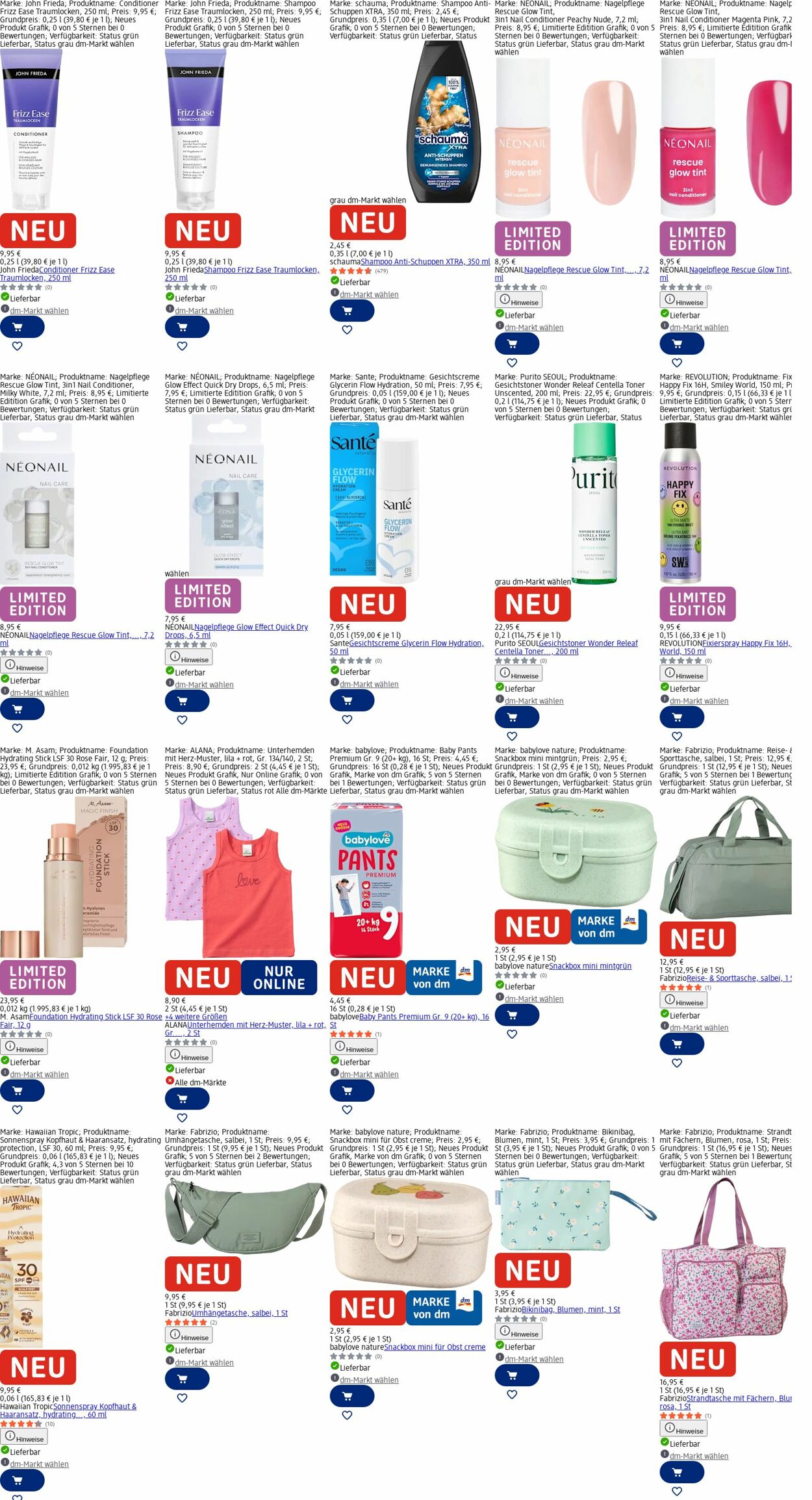 Prospekt dm-drogerie markt 16.03.2026 - 25.03.2026