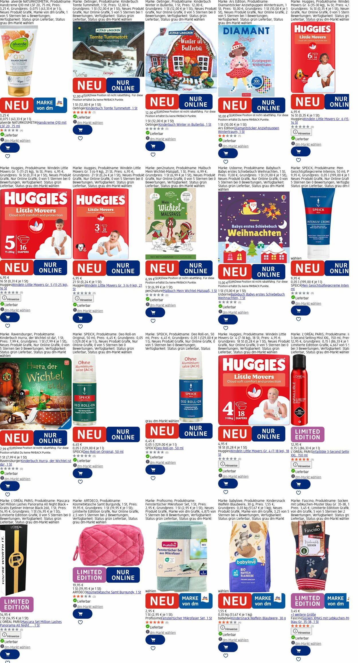 Prospekt dm-drogerie markt 24.11.2025 - 03.12.2025
