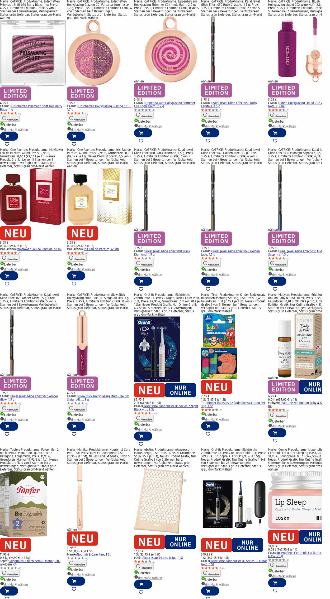 Prospekt dm-drogerie markt 24.11.2025 - 03.12.2025