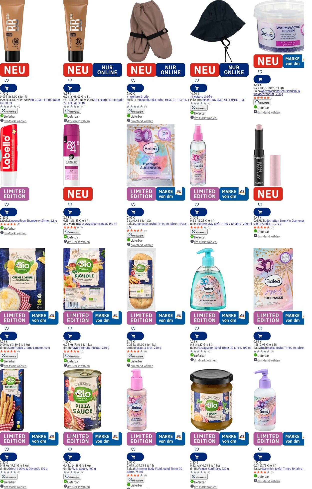 Prospekt dm-drogerie markt 21.07.2025 - 30.07.2025