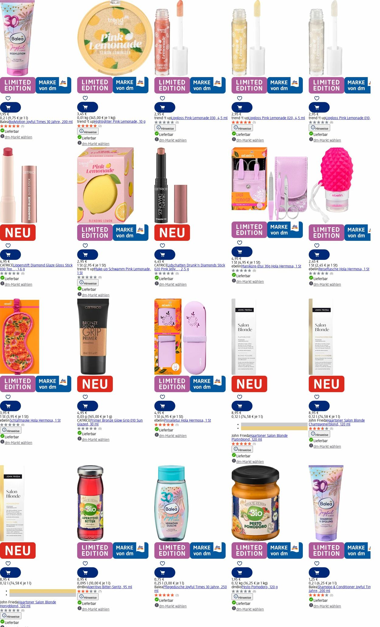 Prospekt dm-drogerie markt 21.07.2025 - 30.07.2025