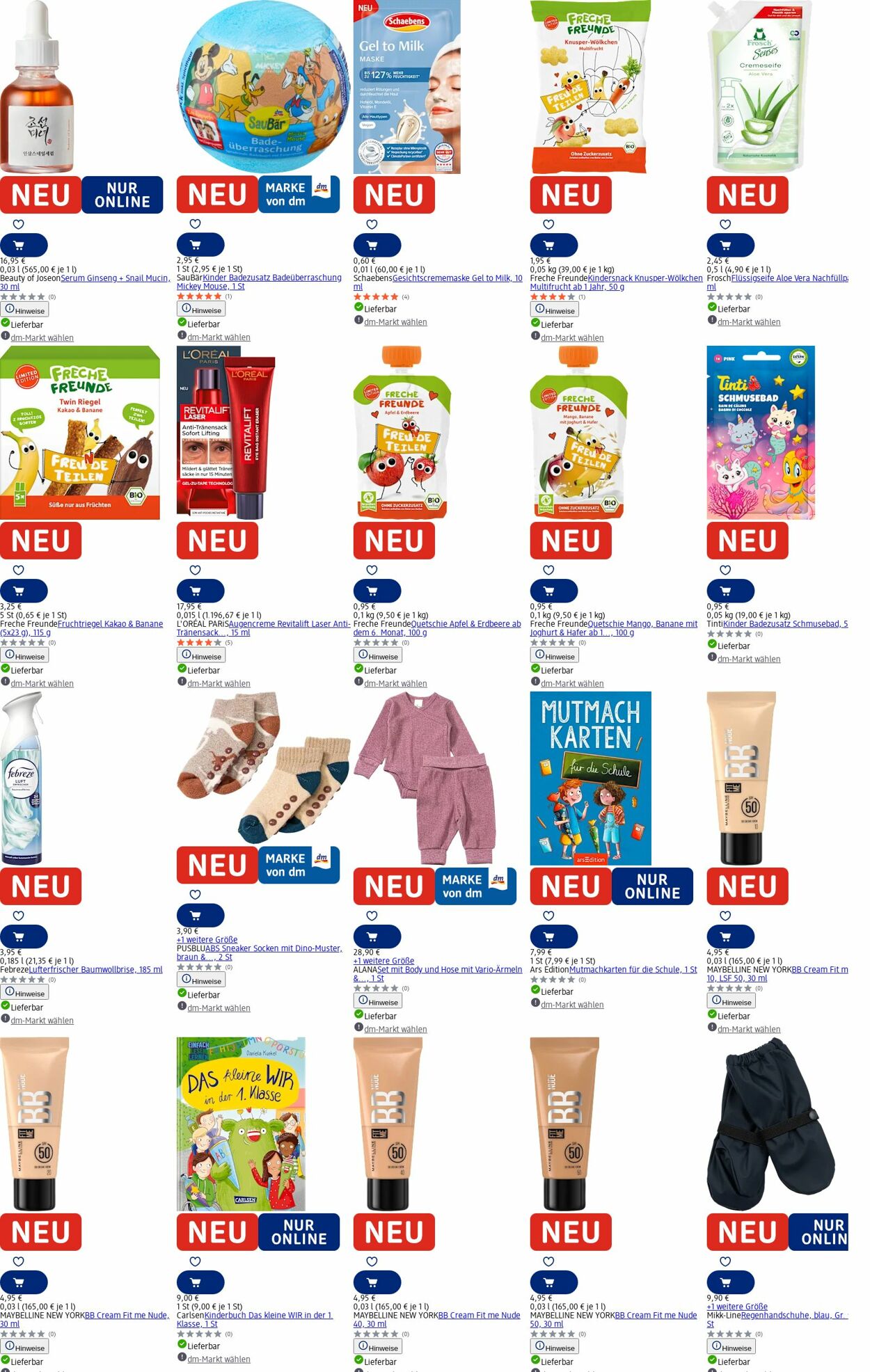 Prospekt dm-drogerie markt 21.07.2025 - 30.07.2025