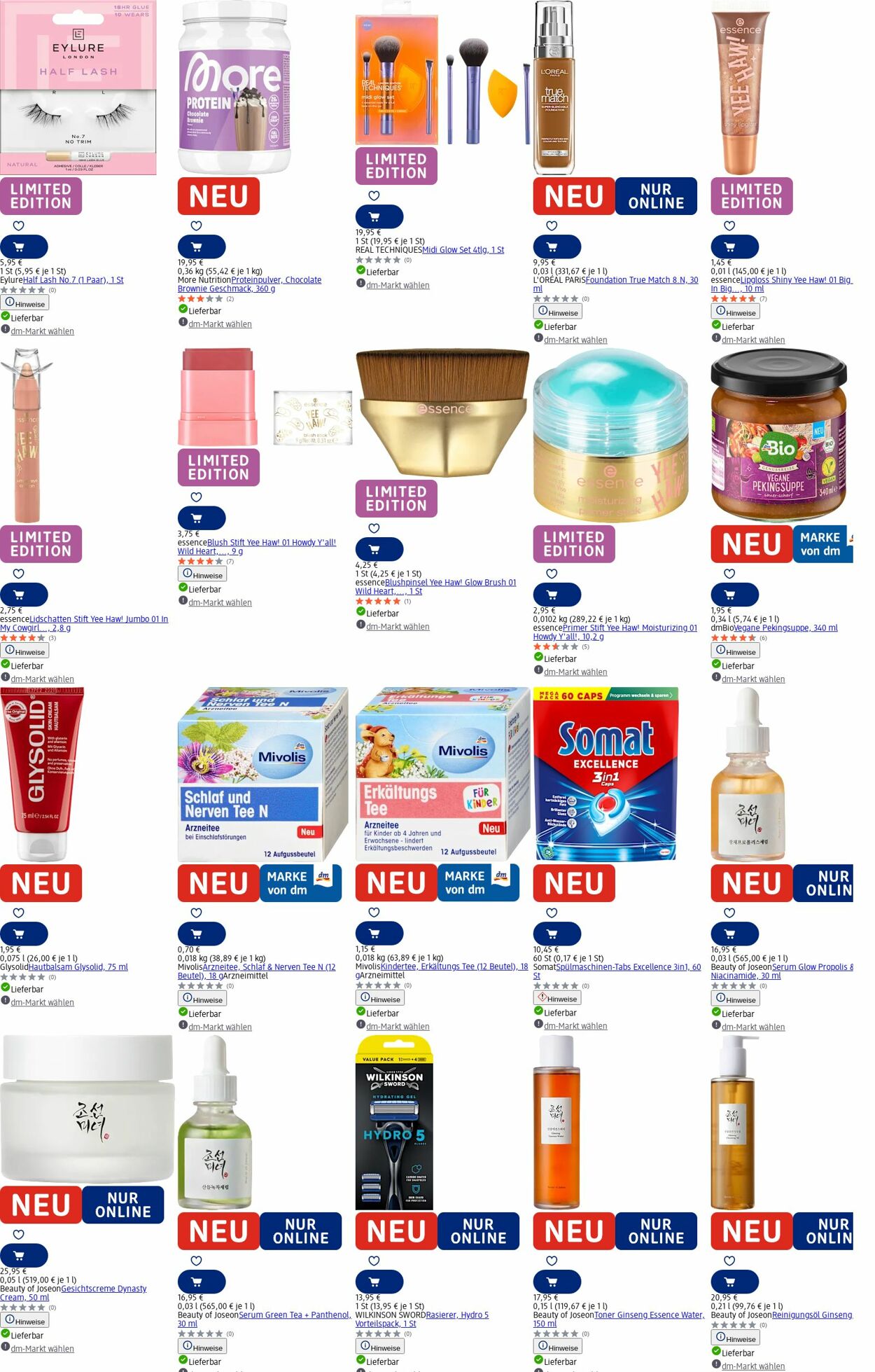 Prospekt dm-drogerie markt 21.07.2025 - 30.07.2025
