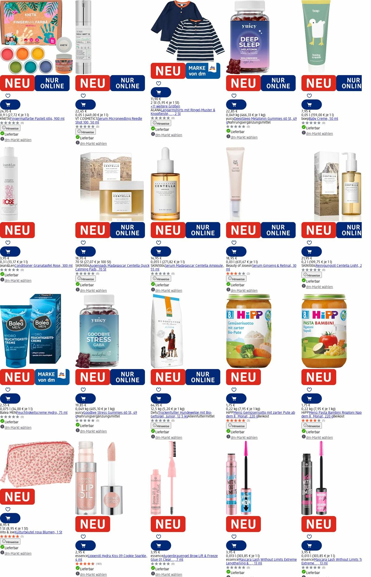 Prospekt dm-drogerie markt 18.08.2025 - 27.08.2025
