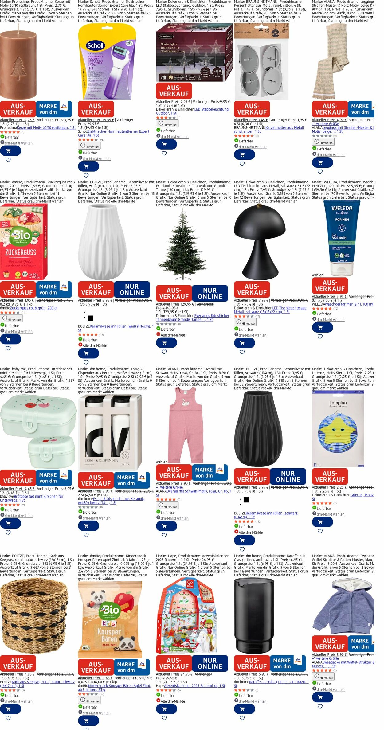 Prospekt dm-drogerie markt 15.12.2025 - 24.12.2025