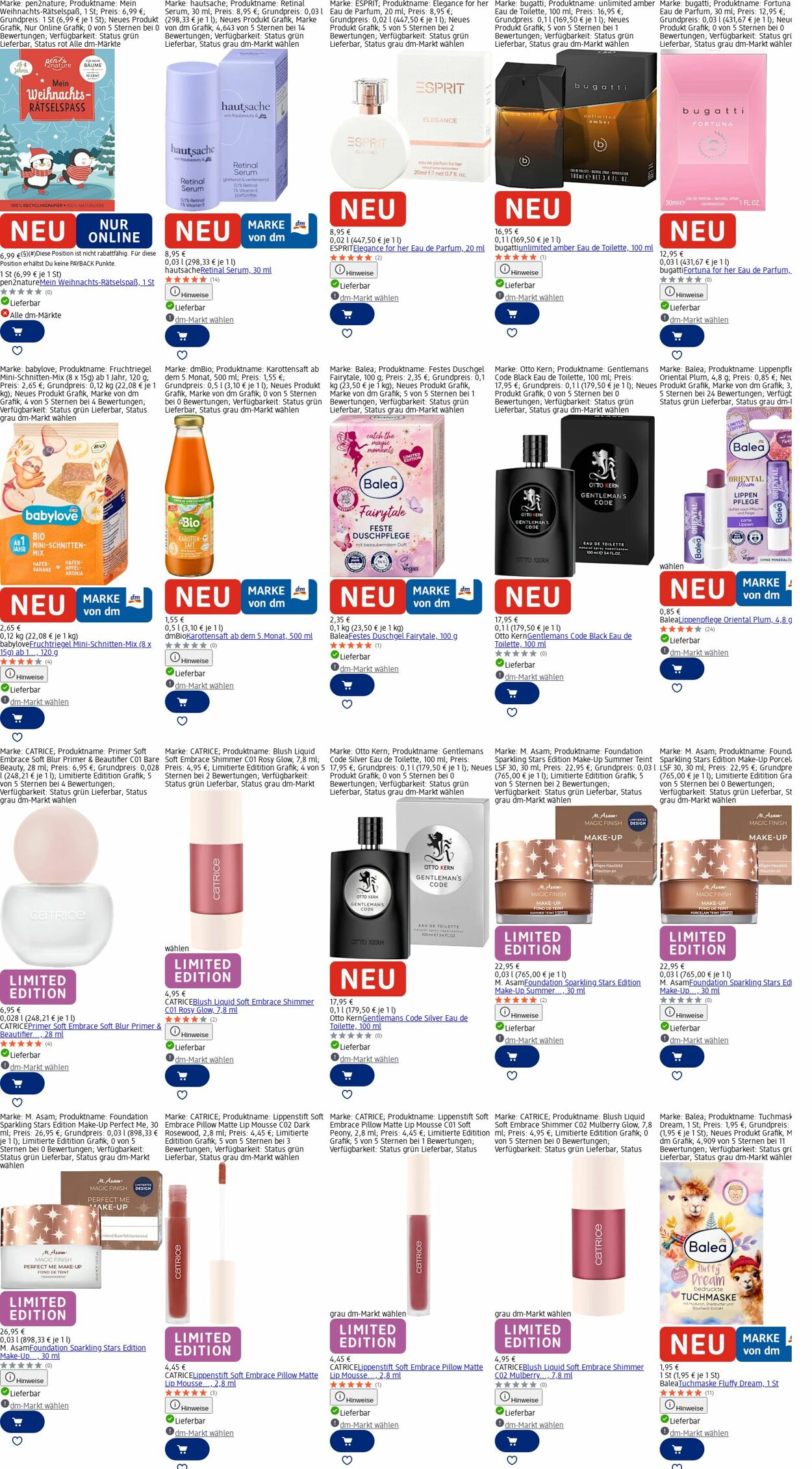 Prospekt dm-drogerie markt 15.12.2025 - 24.12.2025