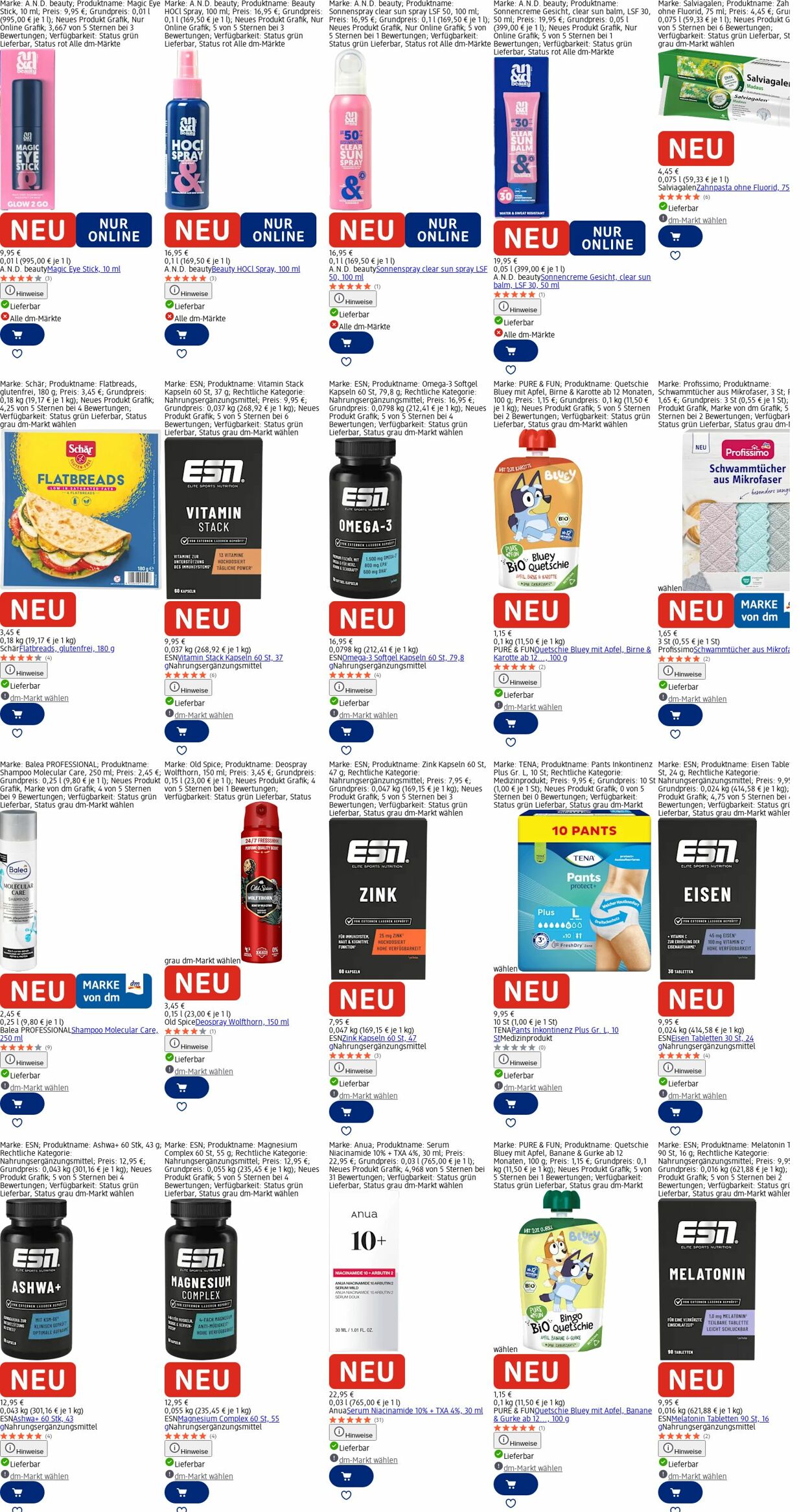 Prospekt dm-drogerie markt 15.12.2025 - 24.12.2025