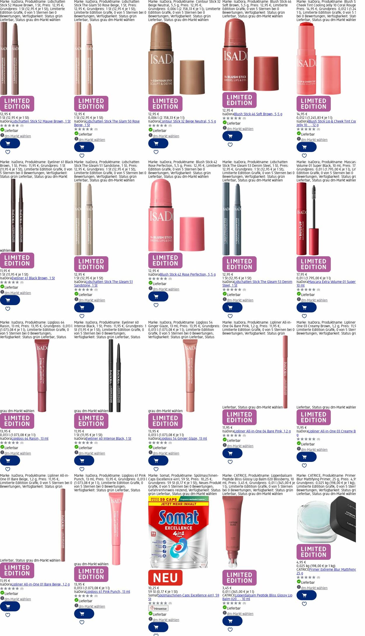 Prospekt dm-drogerie markt 13.10.2025 - 22.10.2025