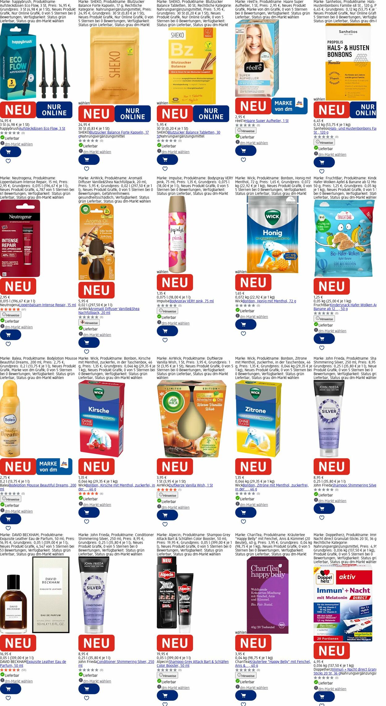 Prospekt dm-drogerie markt 13.10.2025 - 22.10.2025