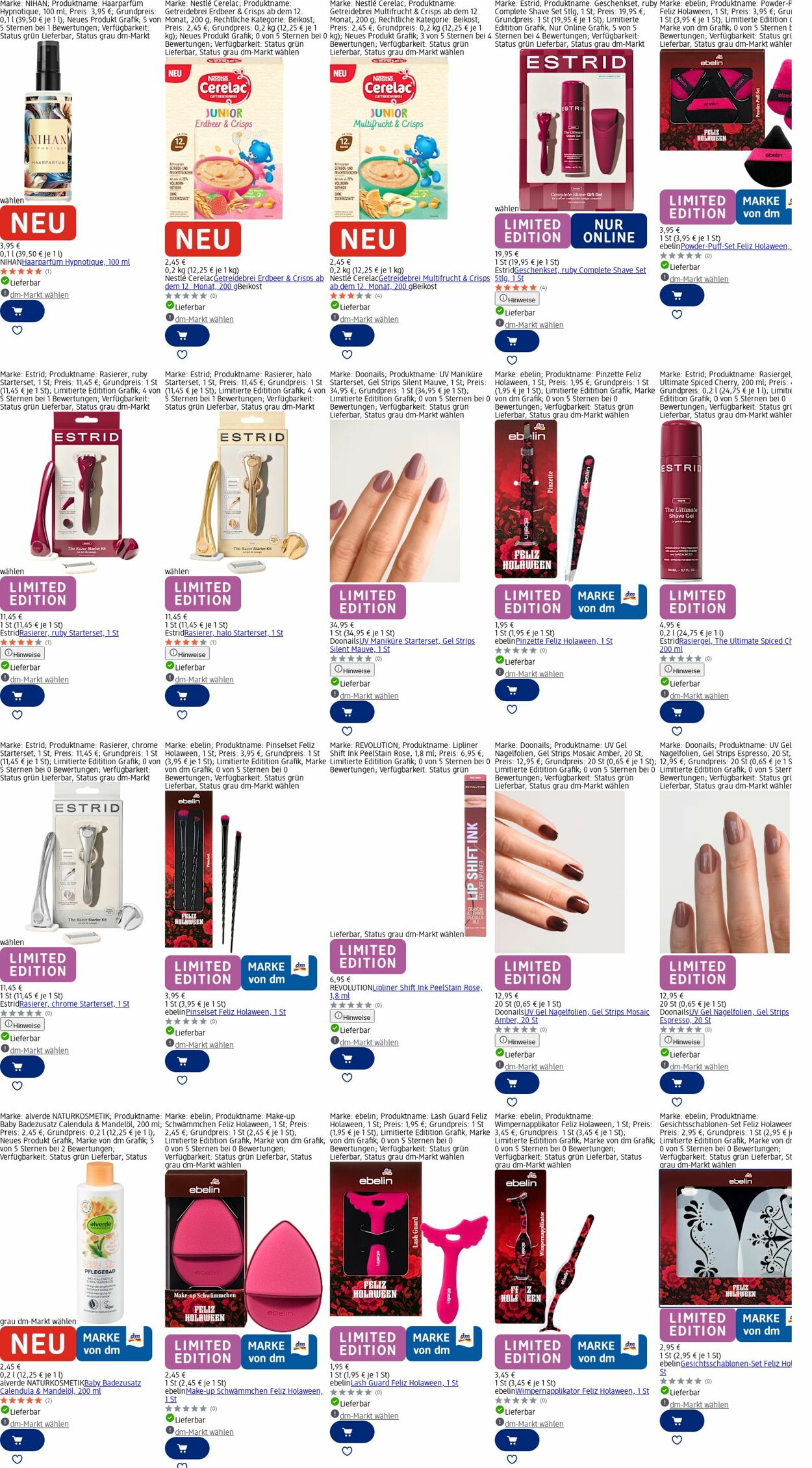 Prospekt dm-drogerie markt 13.10.2025 - 22.10.2025
