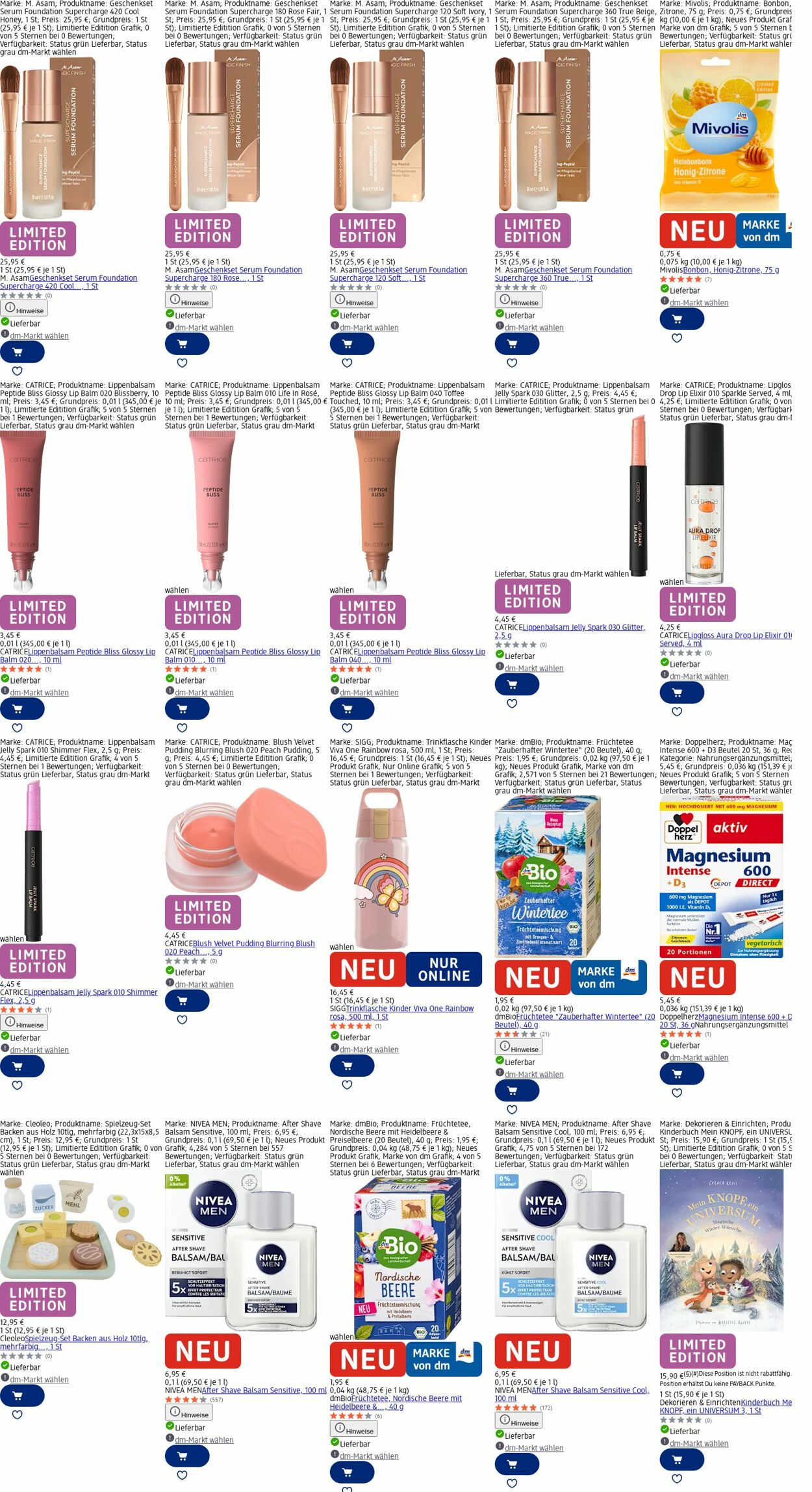 Prospekt dm-drogerie markt 10.11.2025 - 19.11.2025
