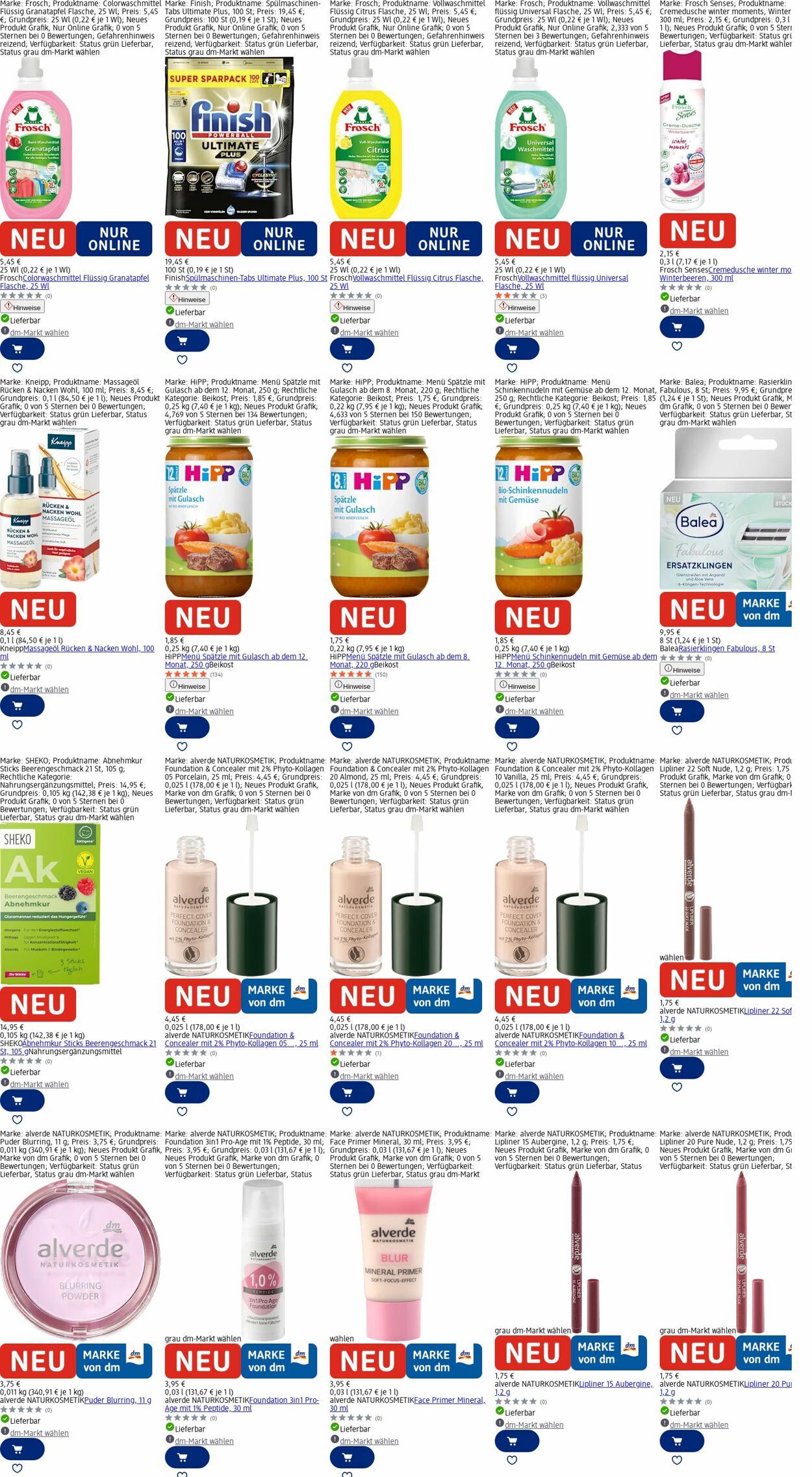 Prospekt dm-drogerie markt 29.09.2025 - 08.10.2025