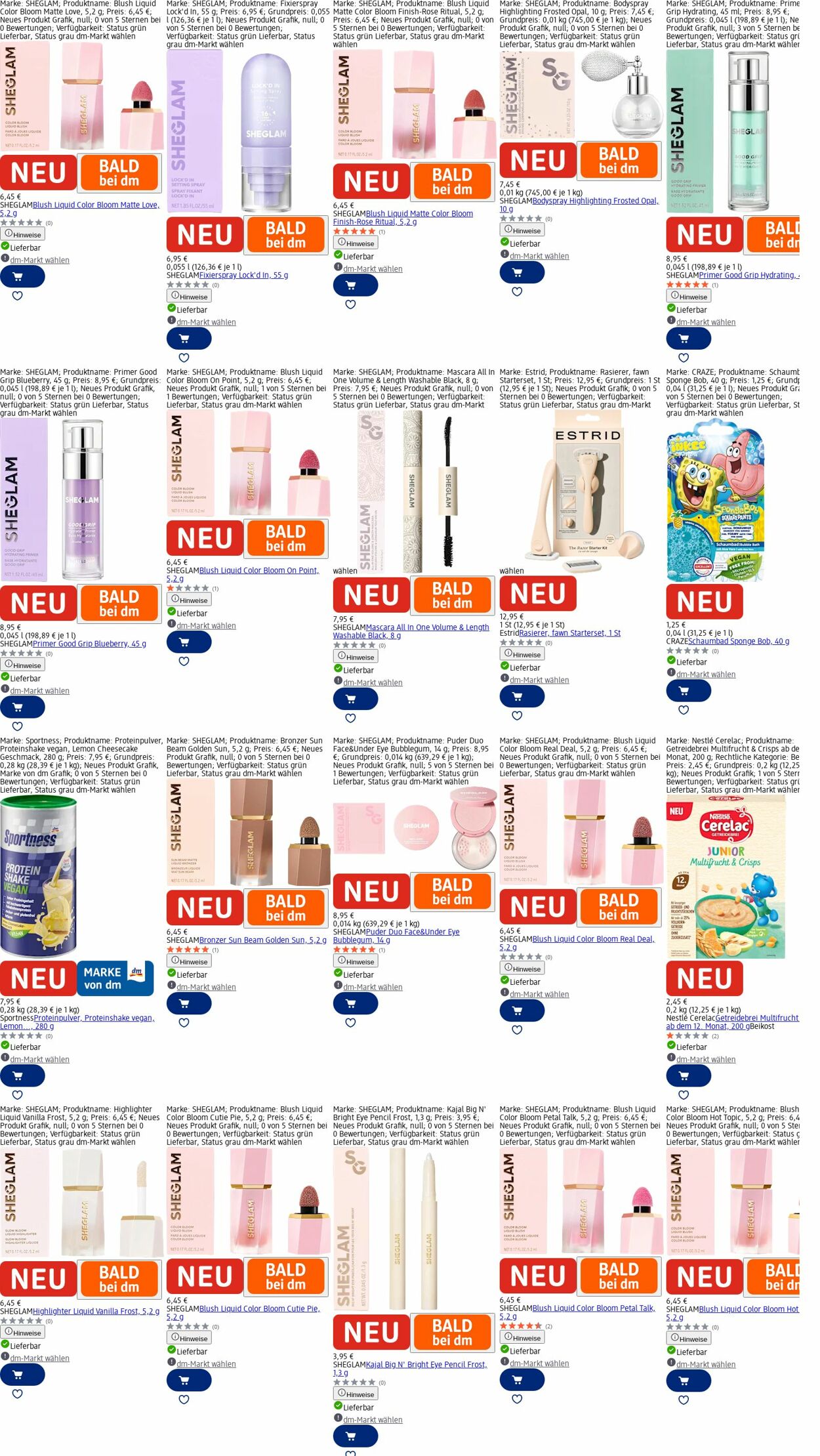 Prospekt dm-drogerie markt 29.09.2025 - 08.10.2025