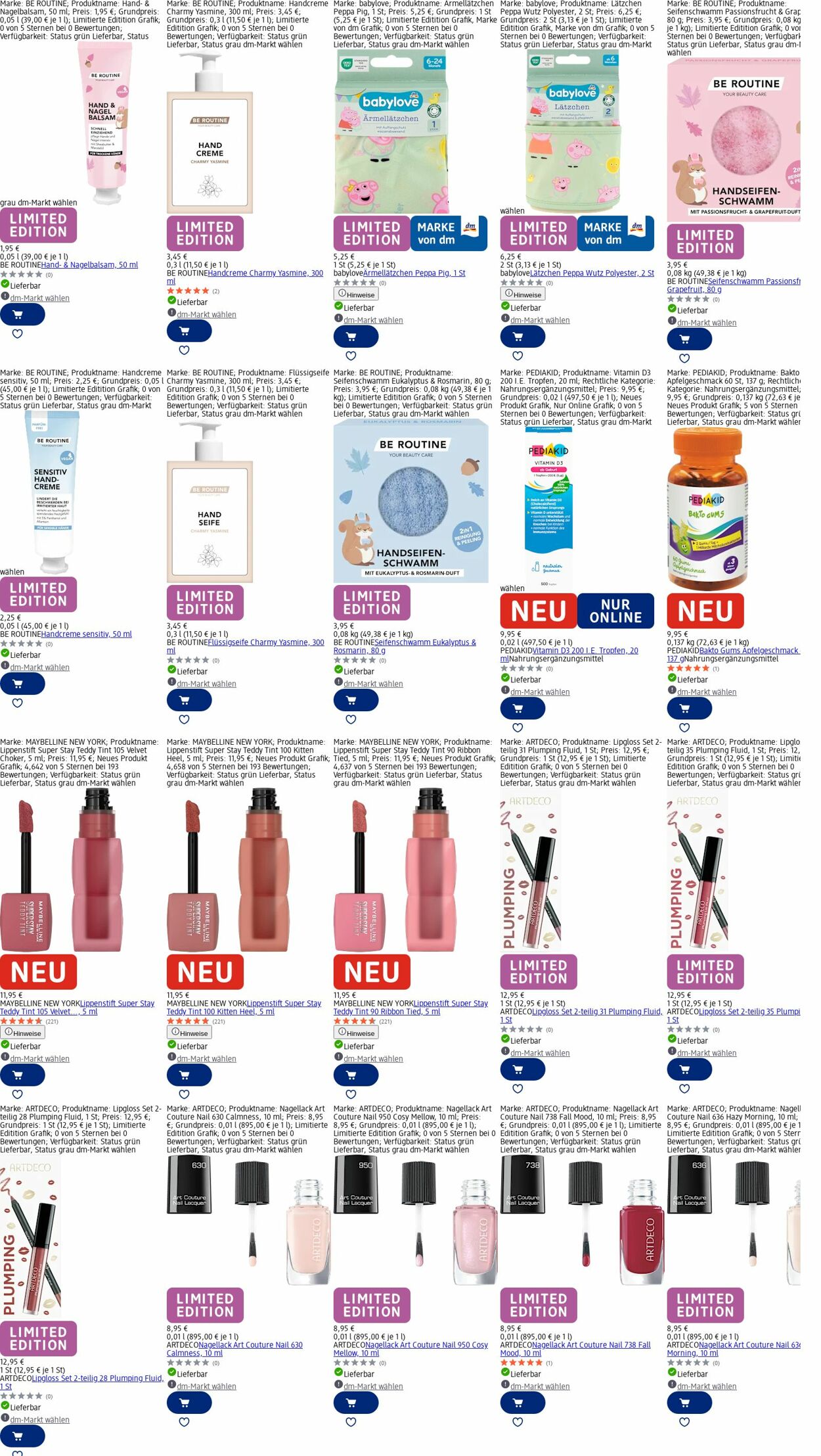 Prospekt dm-drogerie markt 29.09.2025 - 08.10.2025