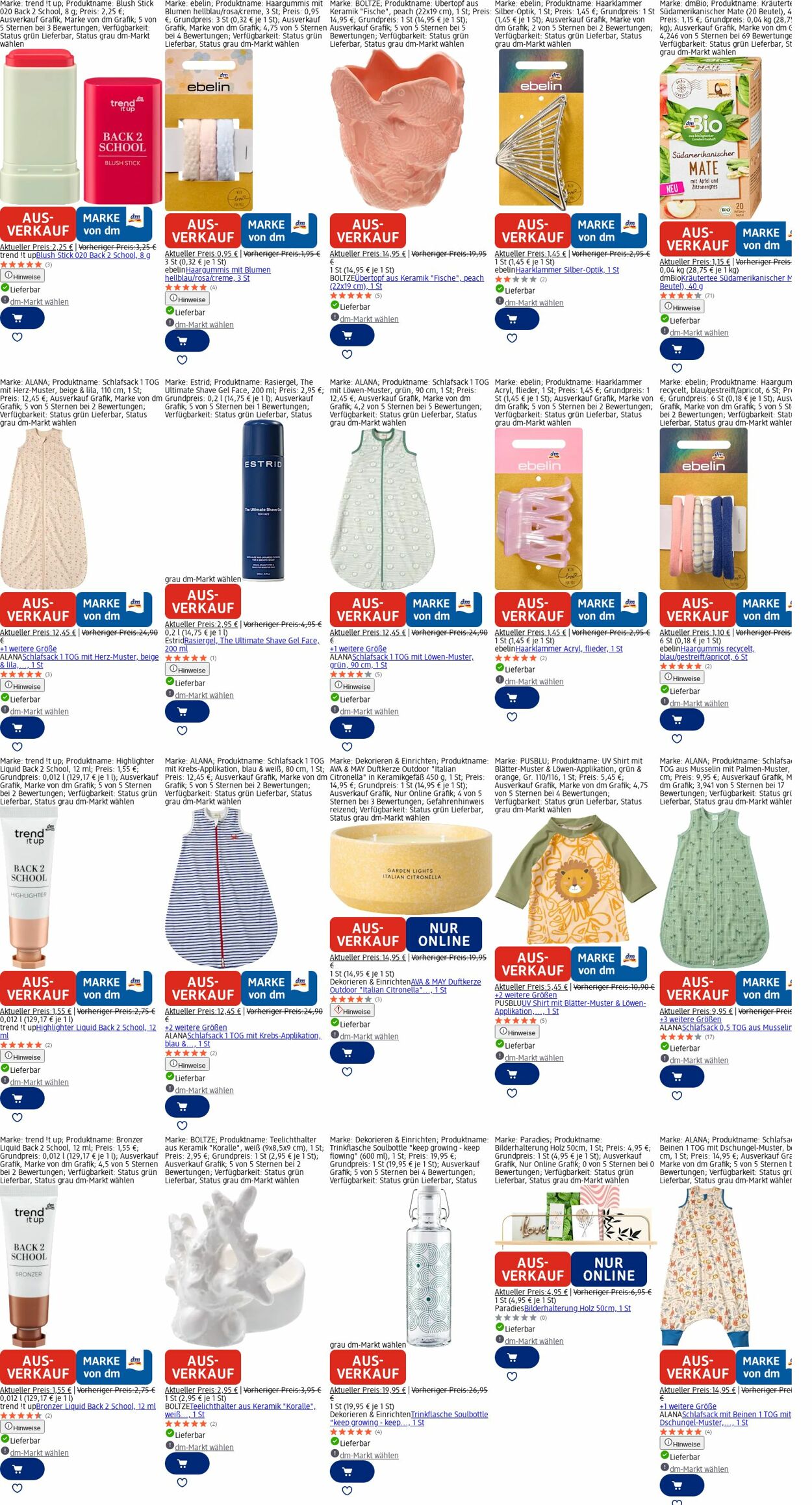 Prospekt dm-drogerie markt 29.09.2025 - 08.10.2025
