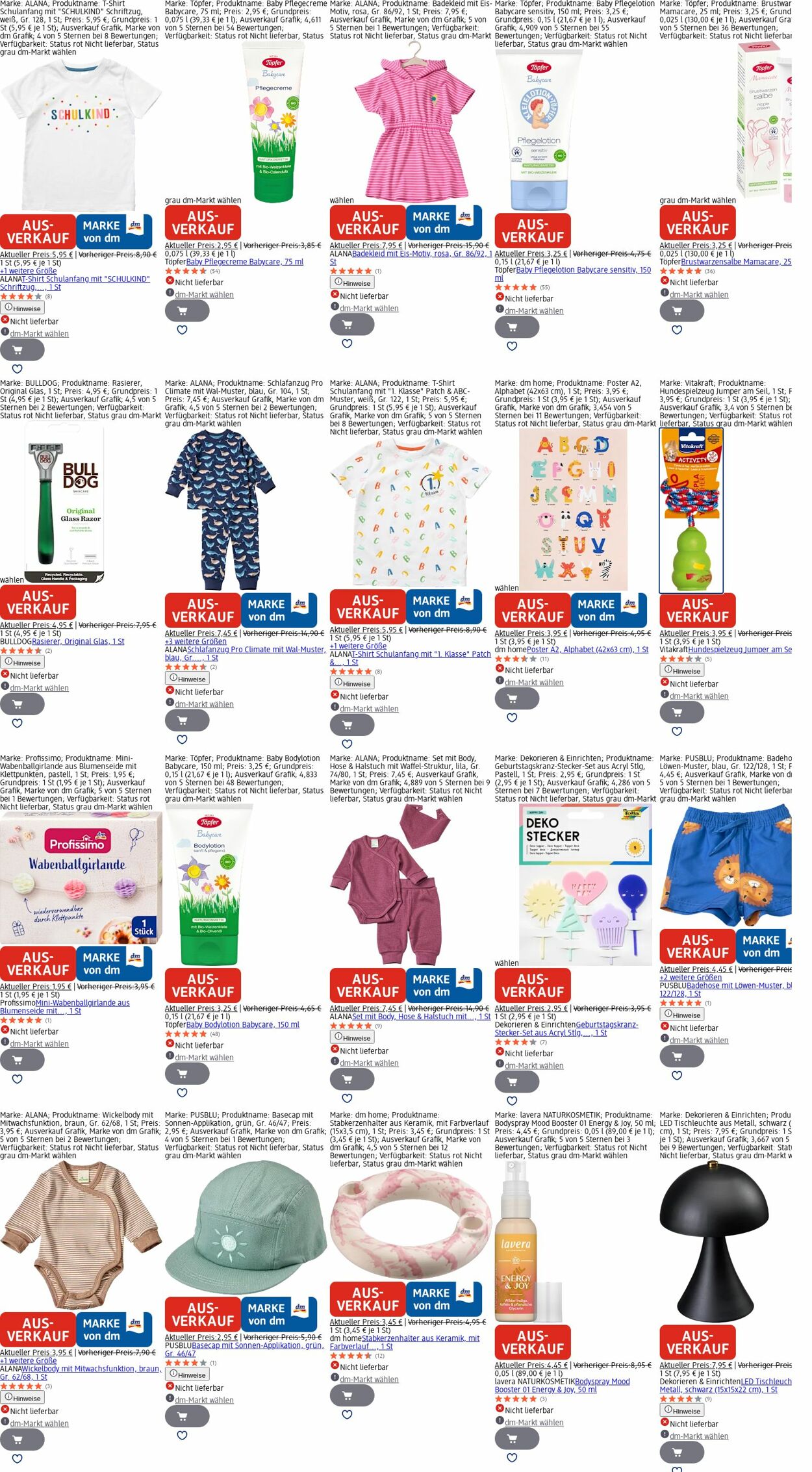 Prospekt dm-drogerie markt 29.09.2025 - 08.10.2025