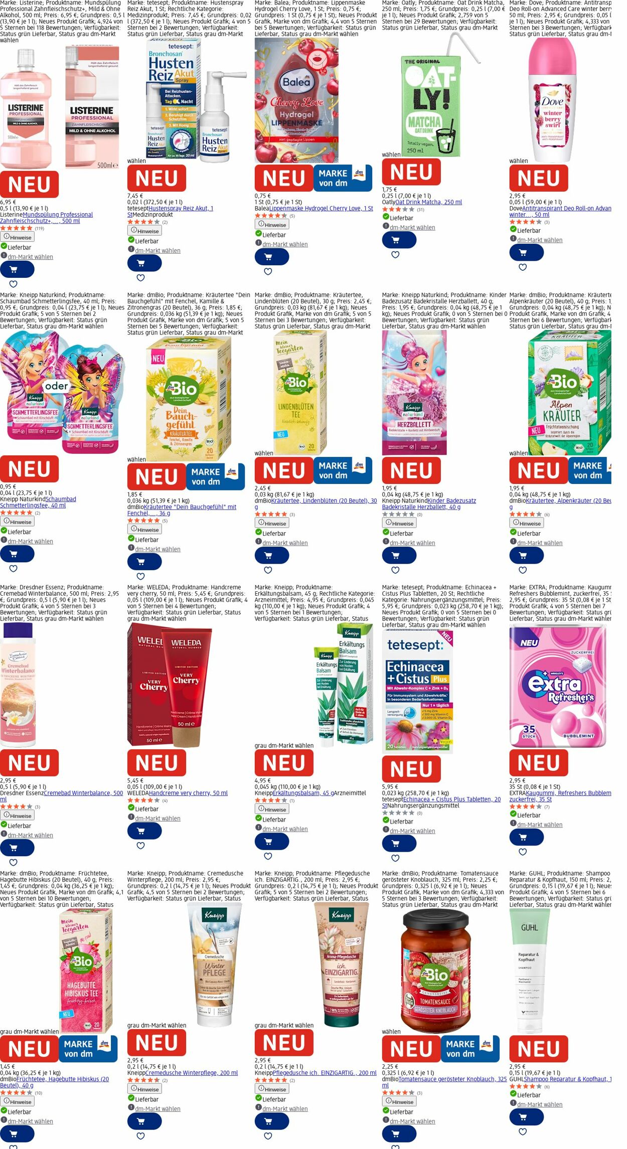 Prospekt dm-drogerie markt 29.09.2025 - 08.10.2025