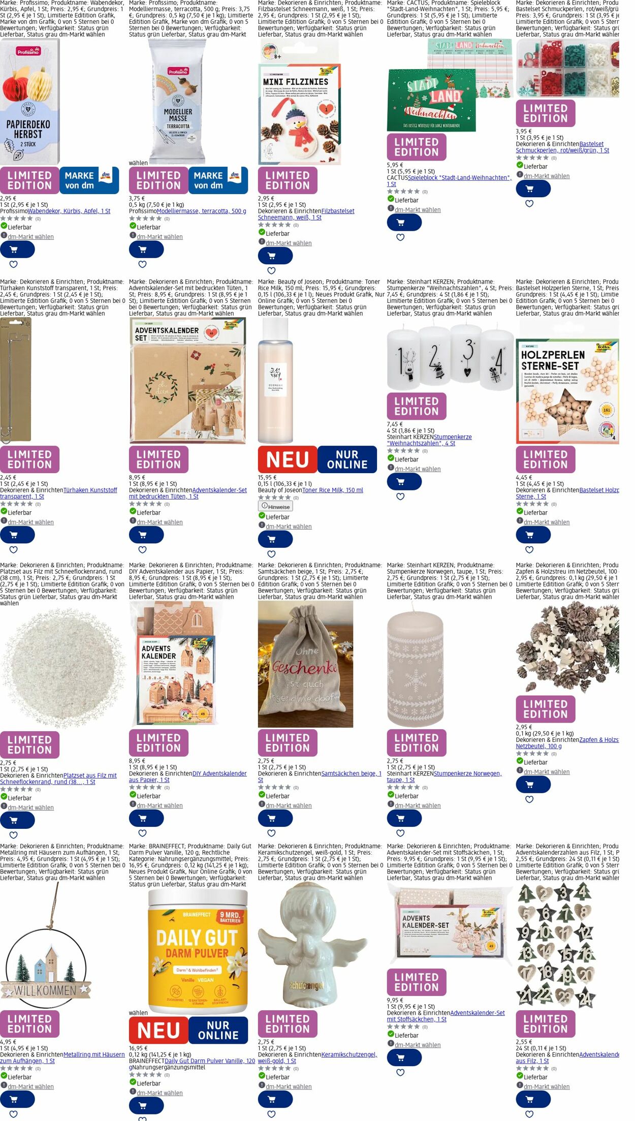 Prospekt dm-drogerie markt 29.09.2025 - 08.10.2025