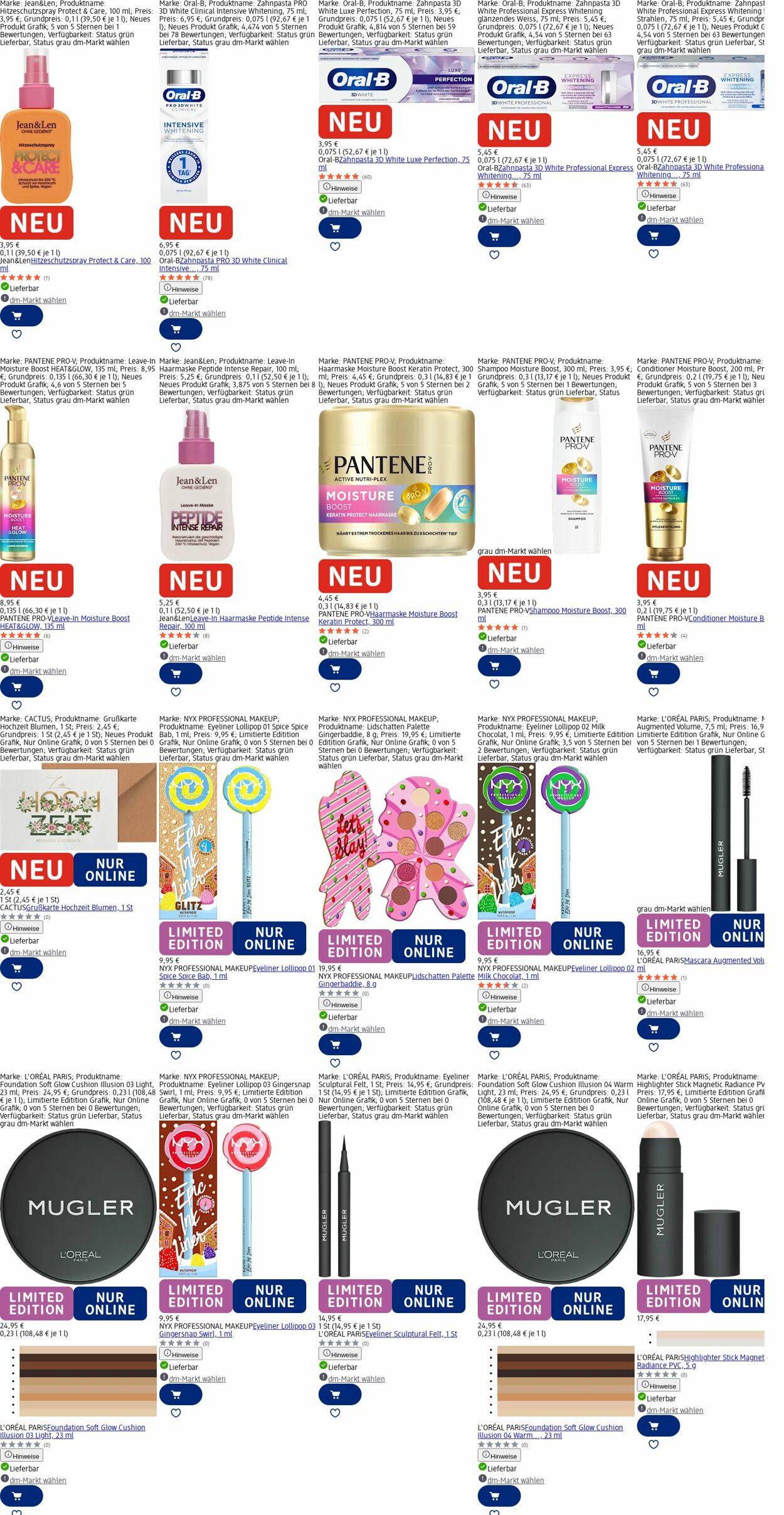 Prospekt dm-drogerie markt 29.09.2025 - 08.10.2025