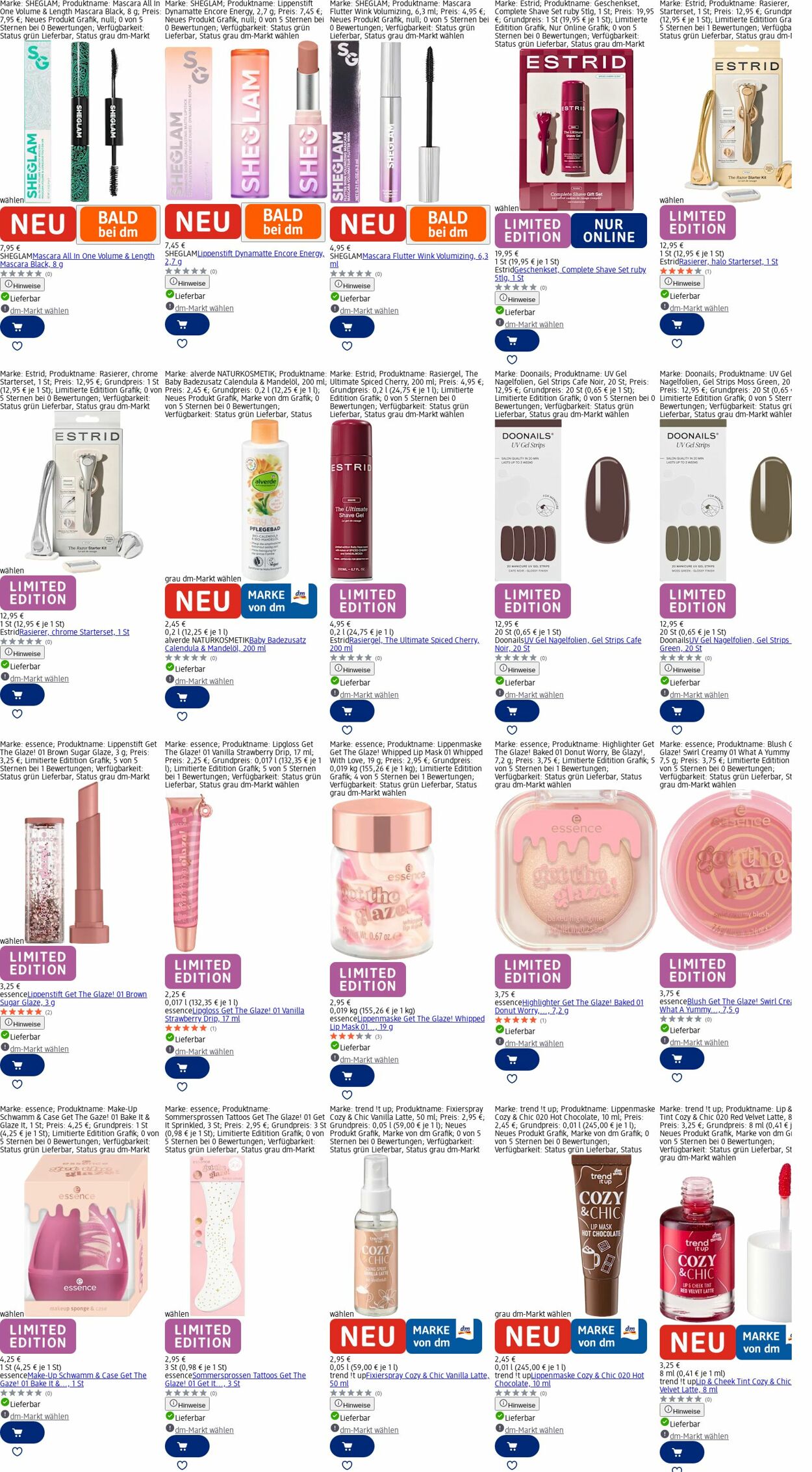 Prospekt dm-drogerie markt 29.09.2025 - 08.10.2025