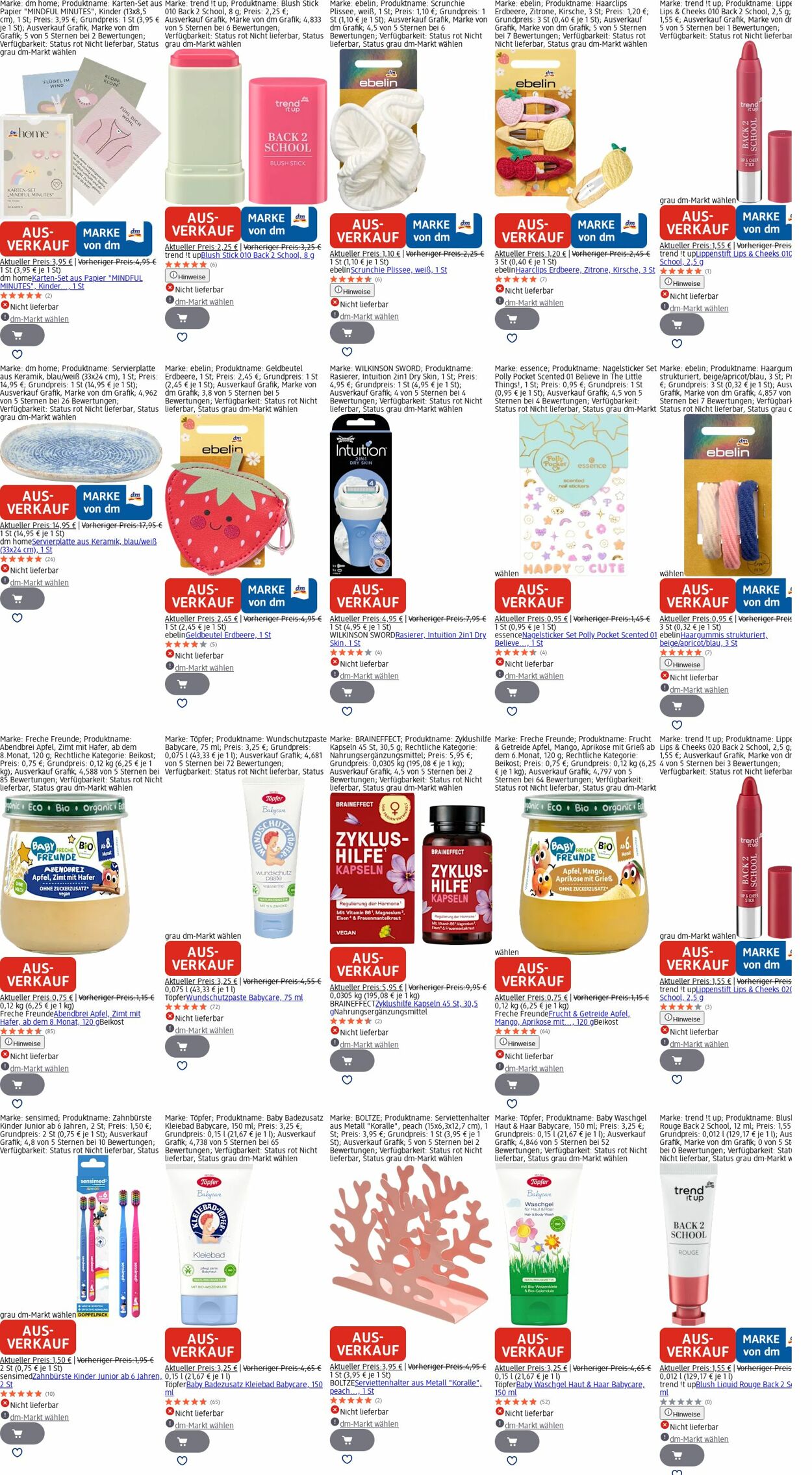 Prospekt dm-drogerie markt 29.09.2025 - 08.10.2025
