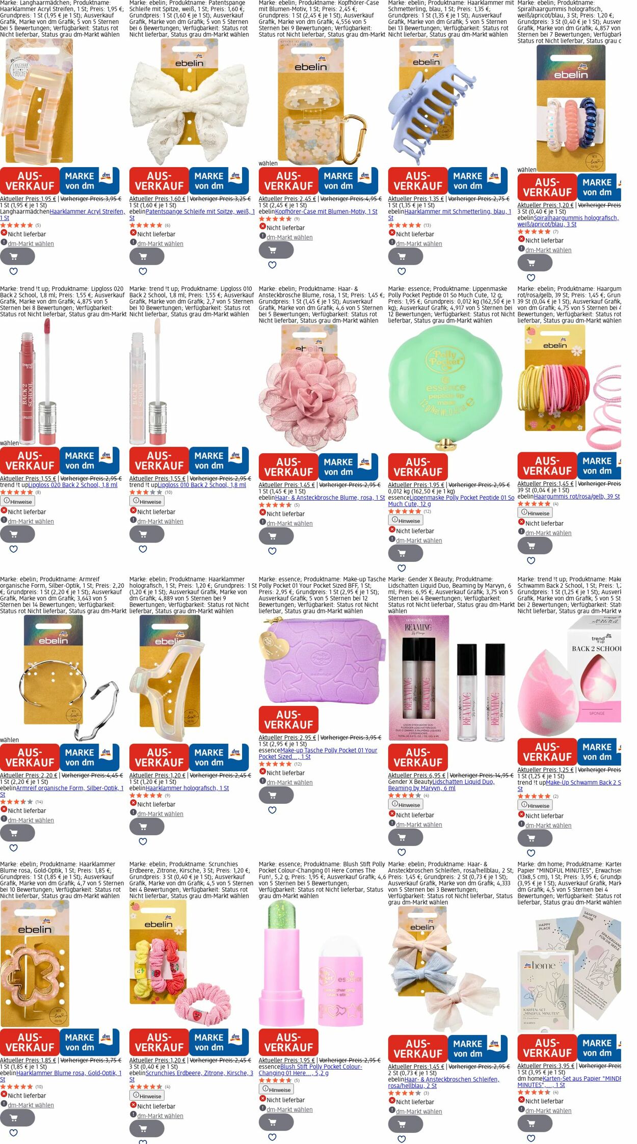 Prospekt dm-drogerie markt 29.09.2025 - 08.10.2025