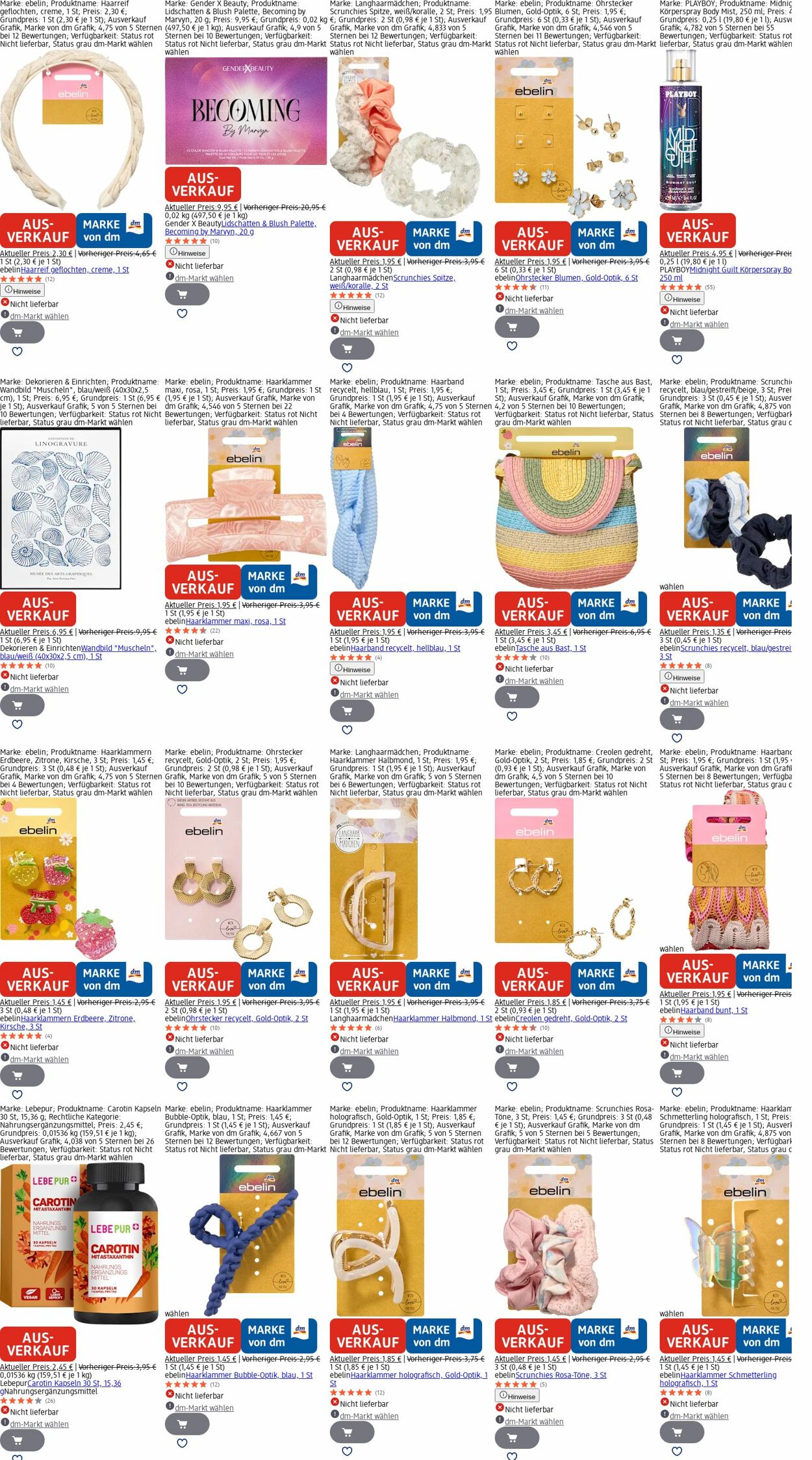 Prospekt dm-drogerie markt 29.09.2025 - 08.10.2025