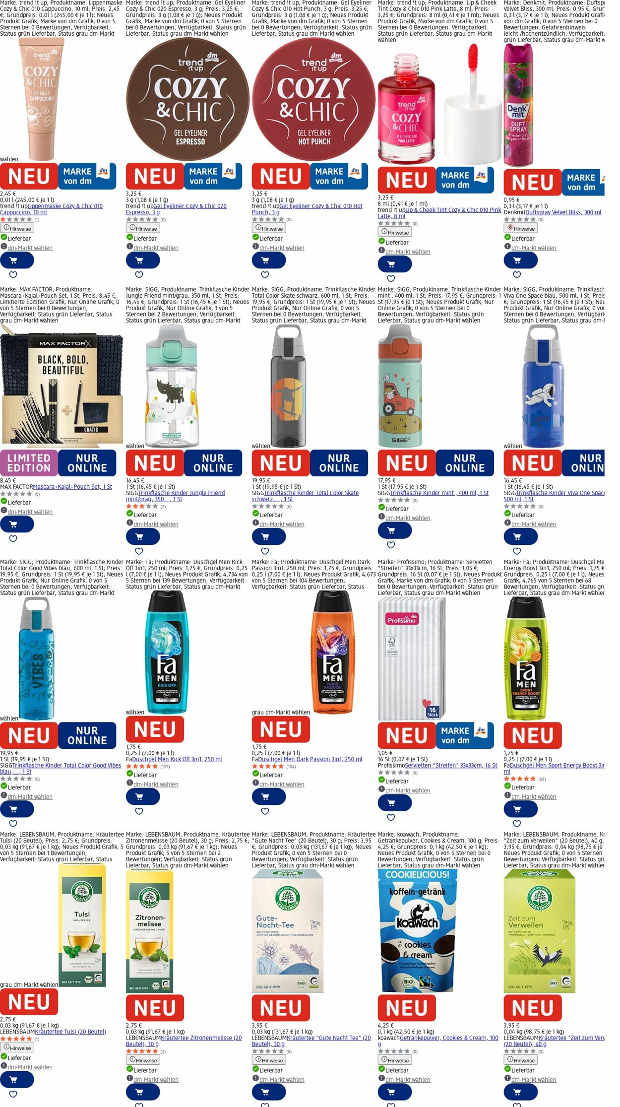 Prospekt dm-drogerie markt 29.09.2025 - 08.10.2025
