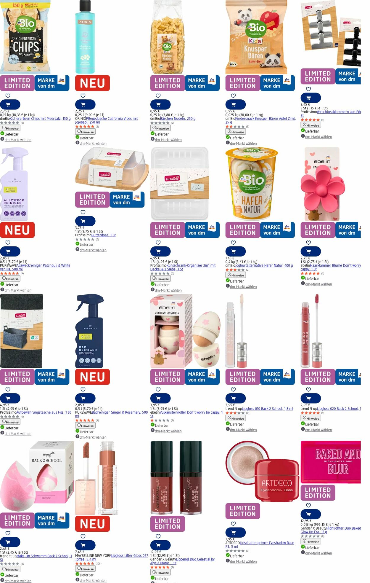 Prospekt dm-drogerie markt 01.09.2025 - 10.09.2025