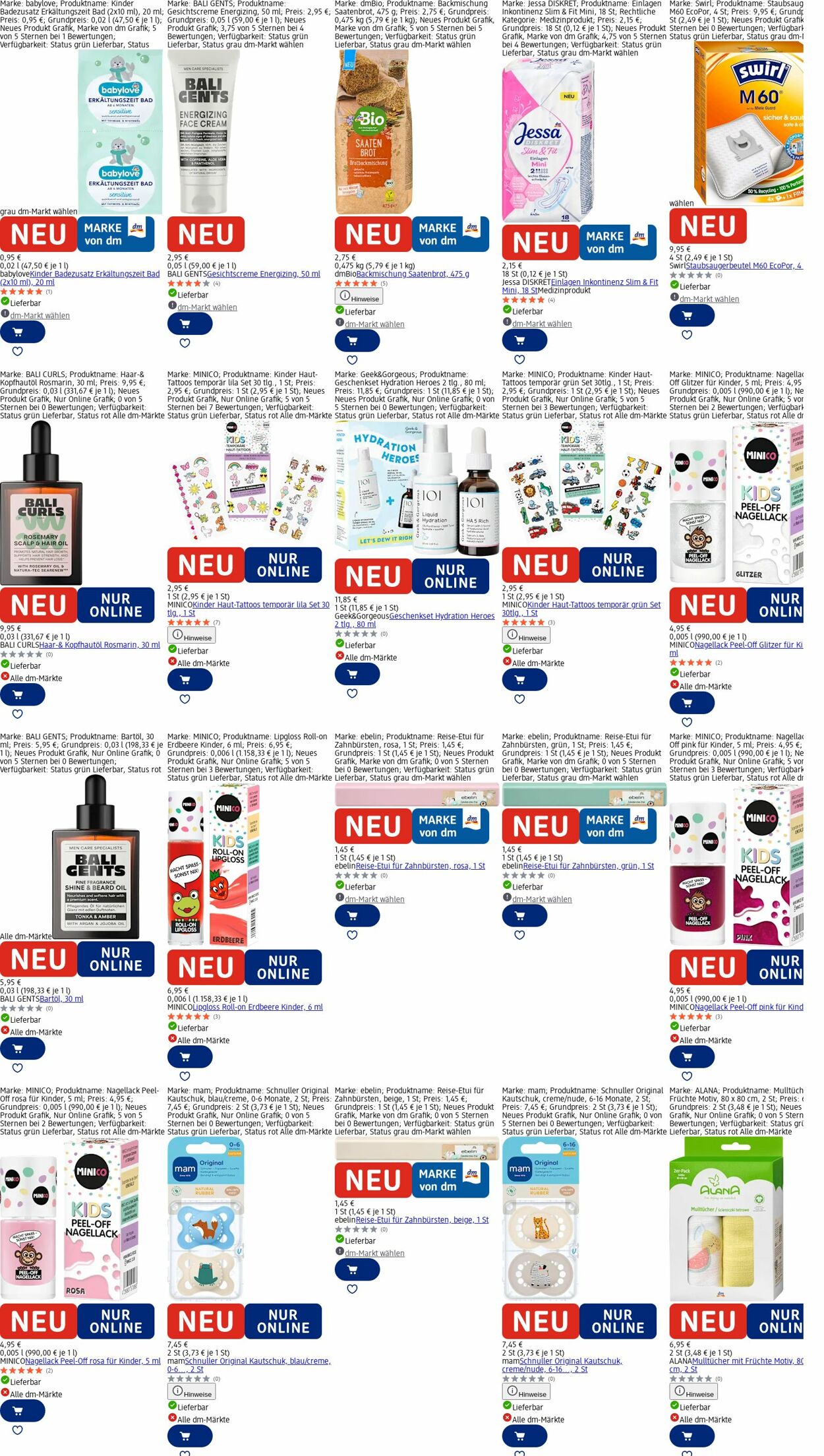 Prospekt dm-drogerie markt 29.12.2025 - 07.01.2026