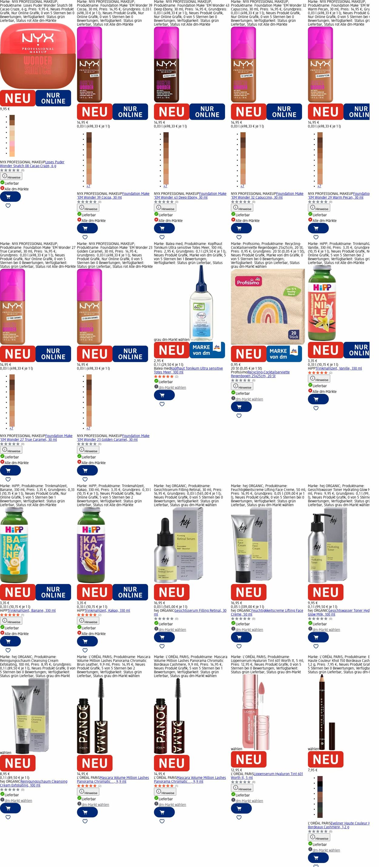 Prospekt dm-drogerie markt 29.12.2025 - 07.01.2026