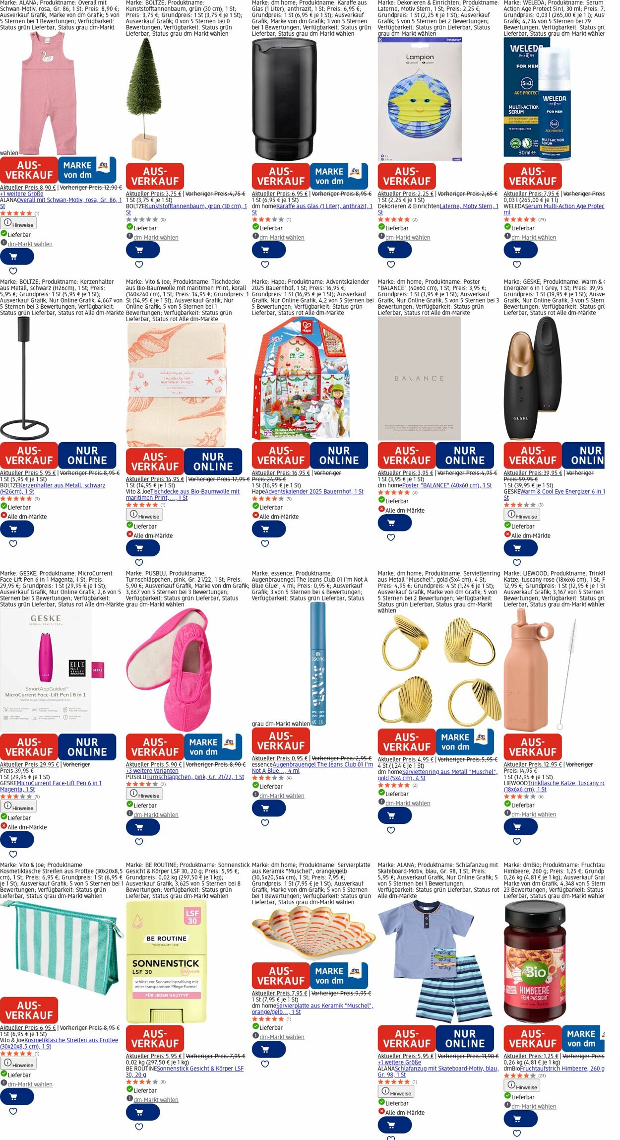 Prospekt dm-drogerie markt 29.12.2025 - 07.01.2026