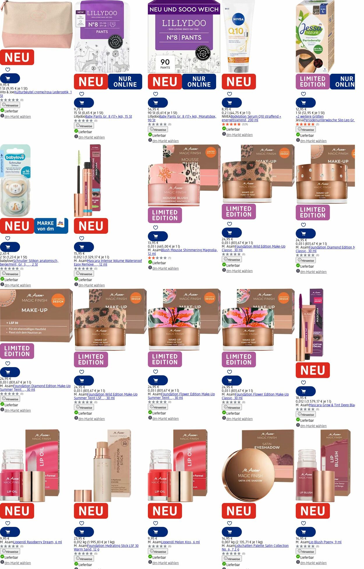 Prospekt dm-drogerie markt 04.08.2025 - 13.08.2025