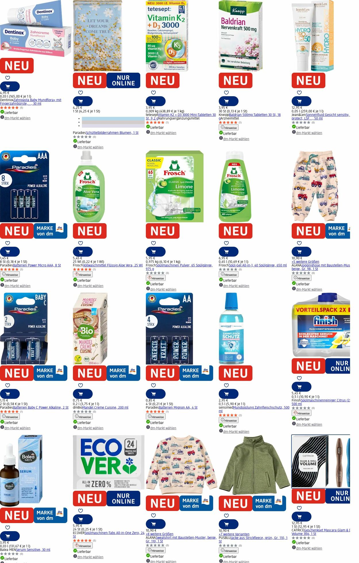 Prospekt dm-drogerie markt 04.08.2025 - 13.08.2025