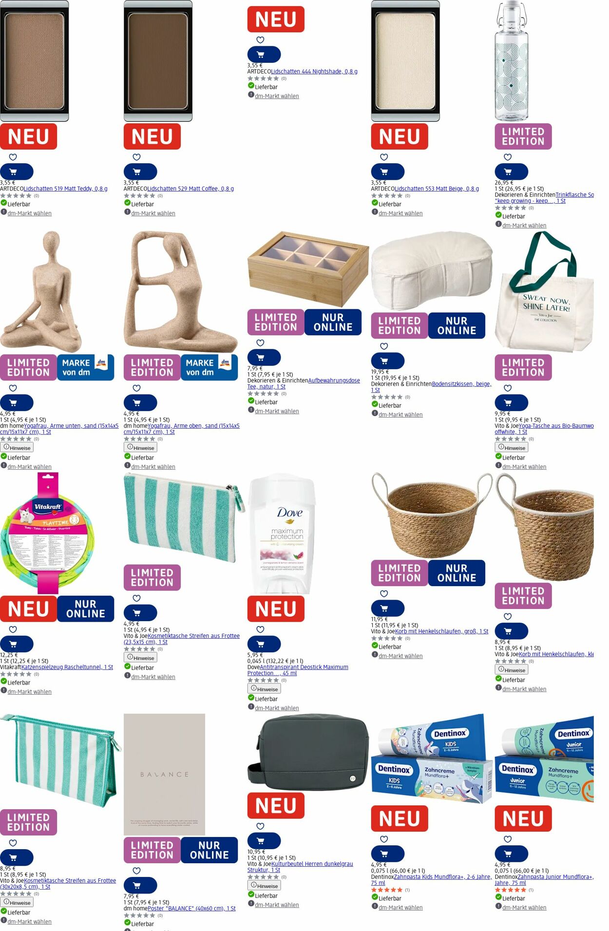 Prospekt dm-drogerie markt 04.08.2025 - 13.08.2025
