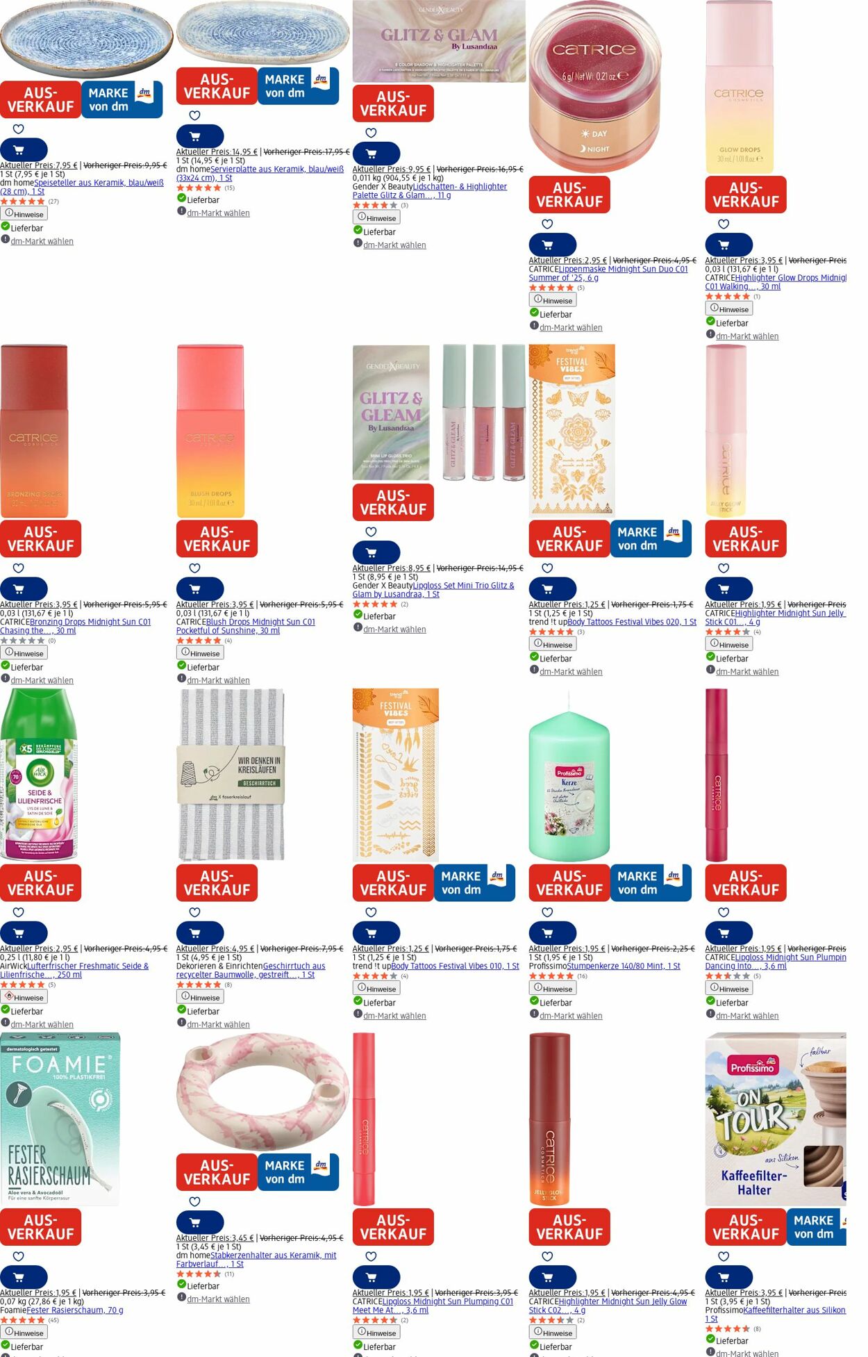 Prospekt dm-drogerie markt 04.08.2025 - 13.08.2025