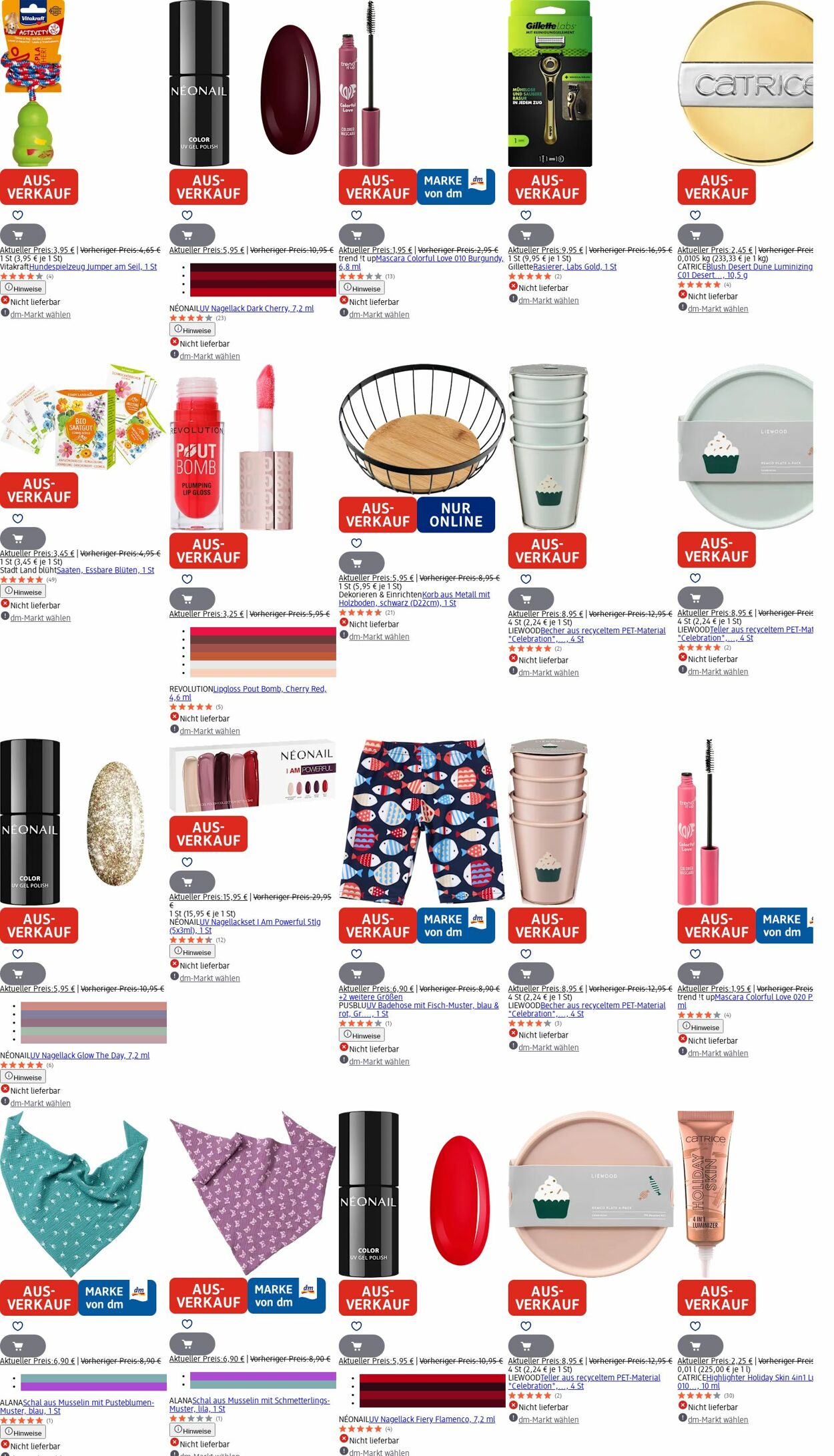 Prospekt dm-drogerie markt 04.08.2025 - 13.08.2025