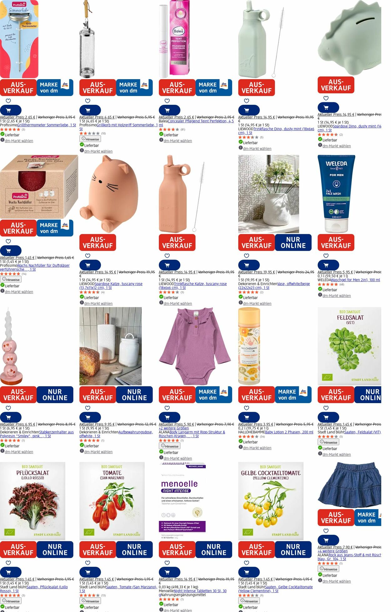 Prospekt dm-drogerie markt 04.08.2025 - 13.08.2025