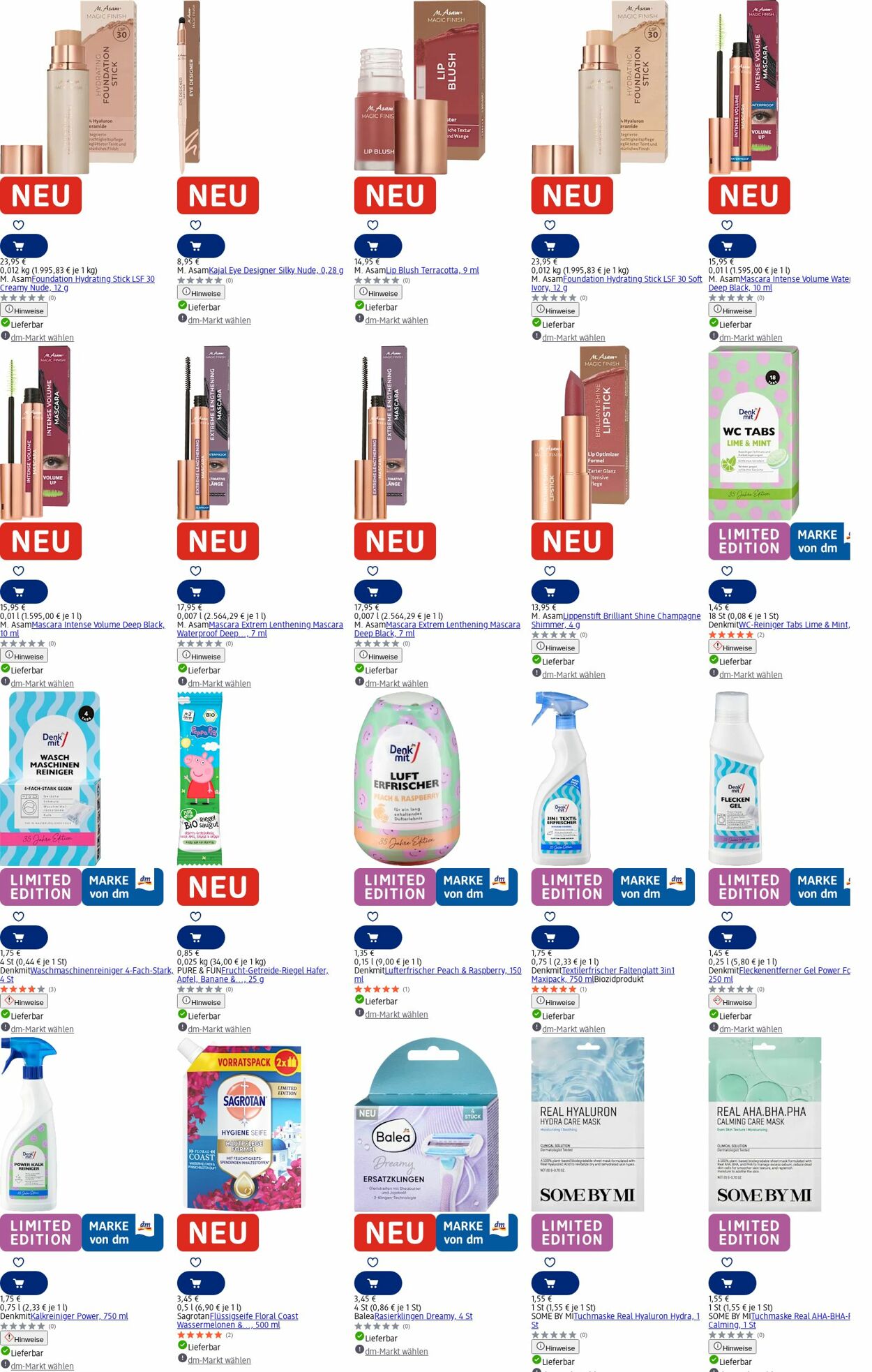 Prospekt dm-drogerie markt 04.08.2025 - 13.08.2025