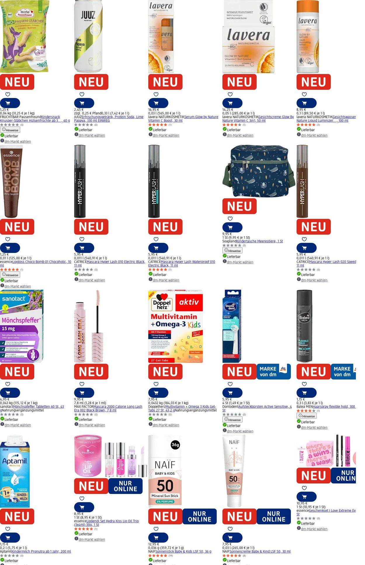 Prospekt dm-drogerie markt 04.08.2025 - 13.08.2025