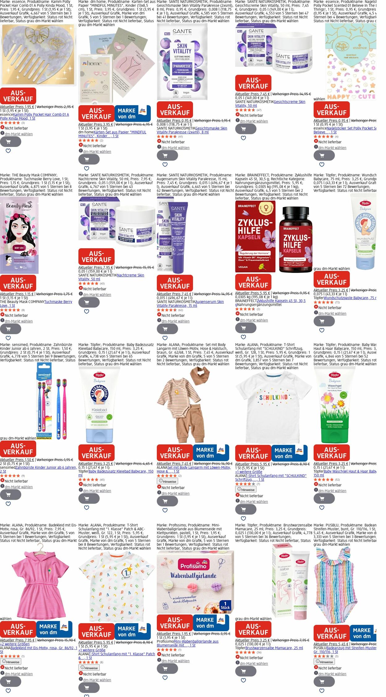 Prospekt dm-drogerie markt 22.09.2025 - 01.10.2025