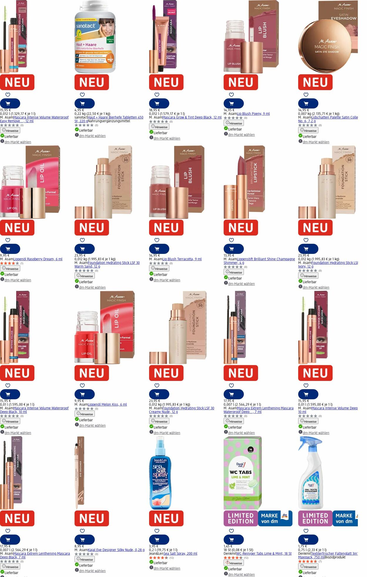 Prospekt dm-drogerie markt 11.08.2025 - 20.08.2025