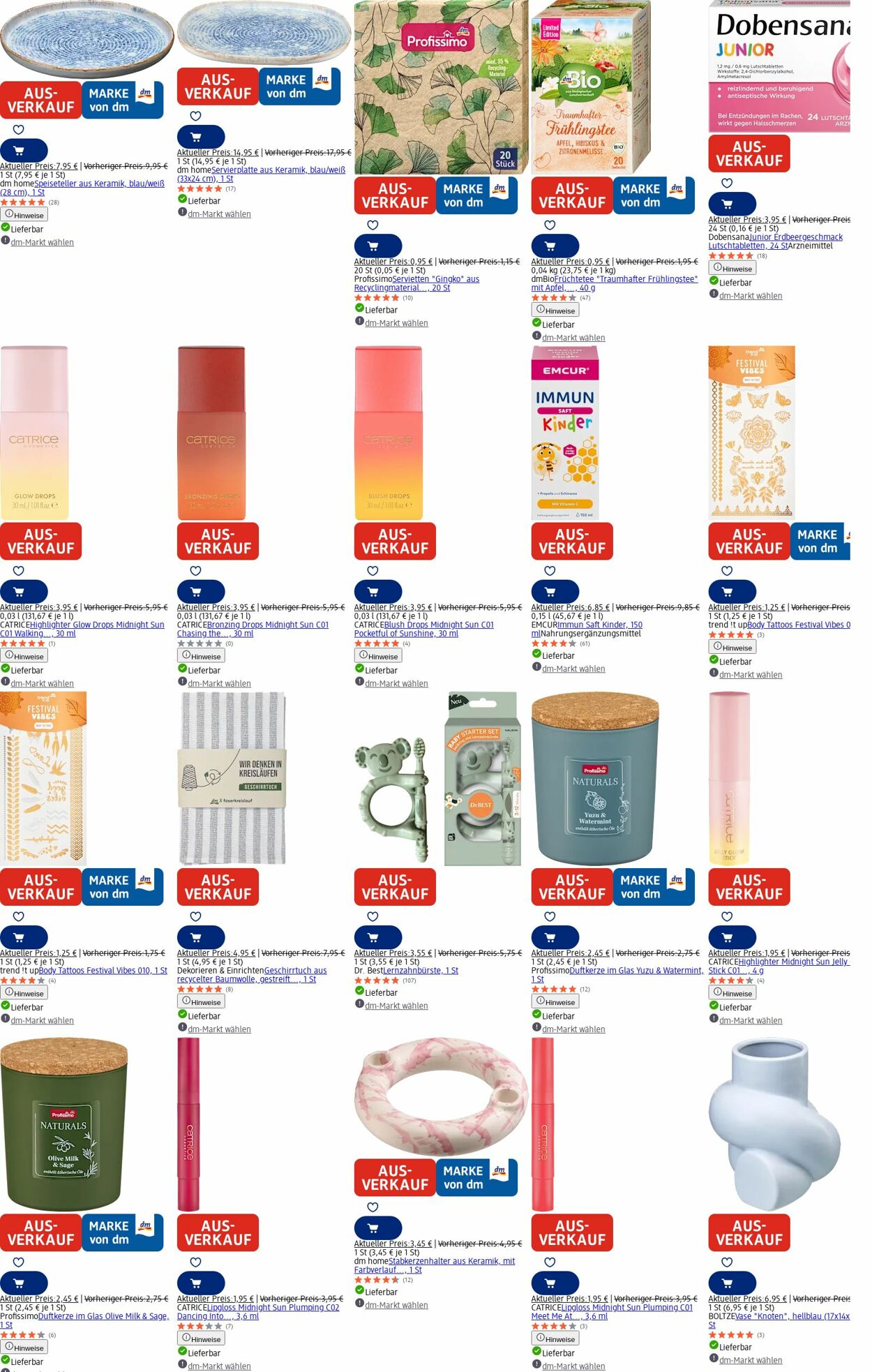 Prospekt dm-drogerie markt 11.08.2025 - 20.08.2025