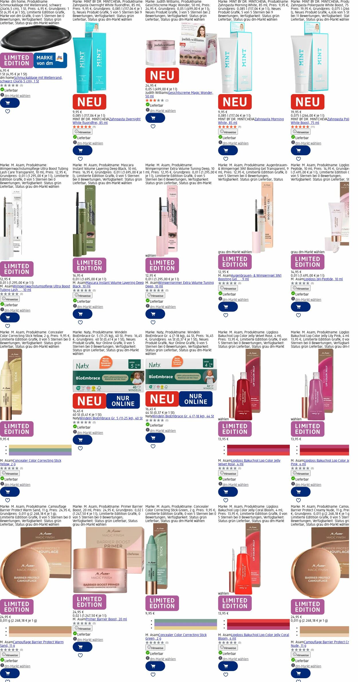 Prospekt dm-drogerie markt 06.10.2025 - 15.10.2025