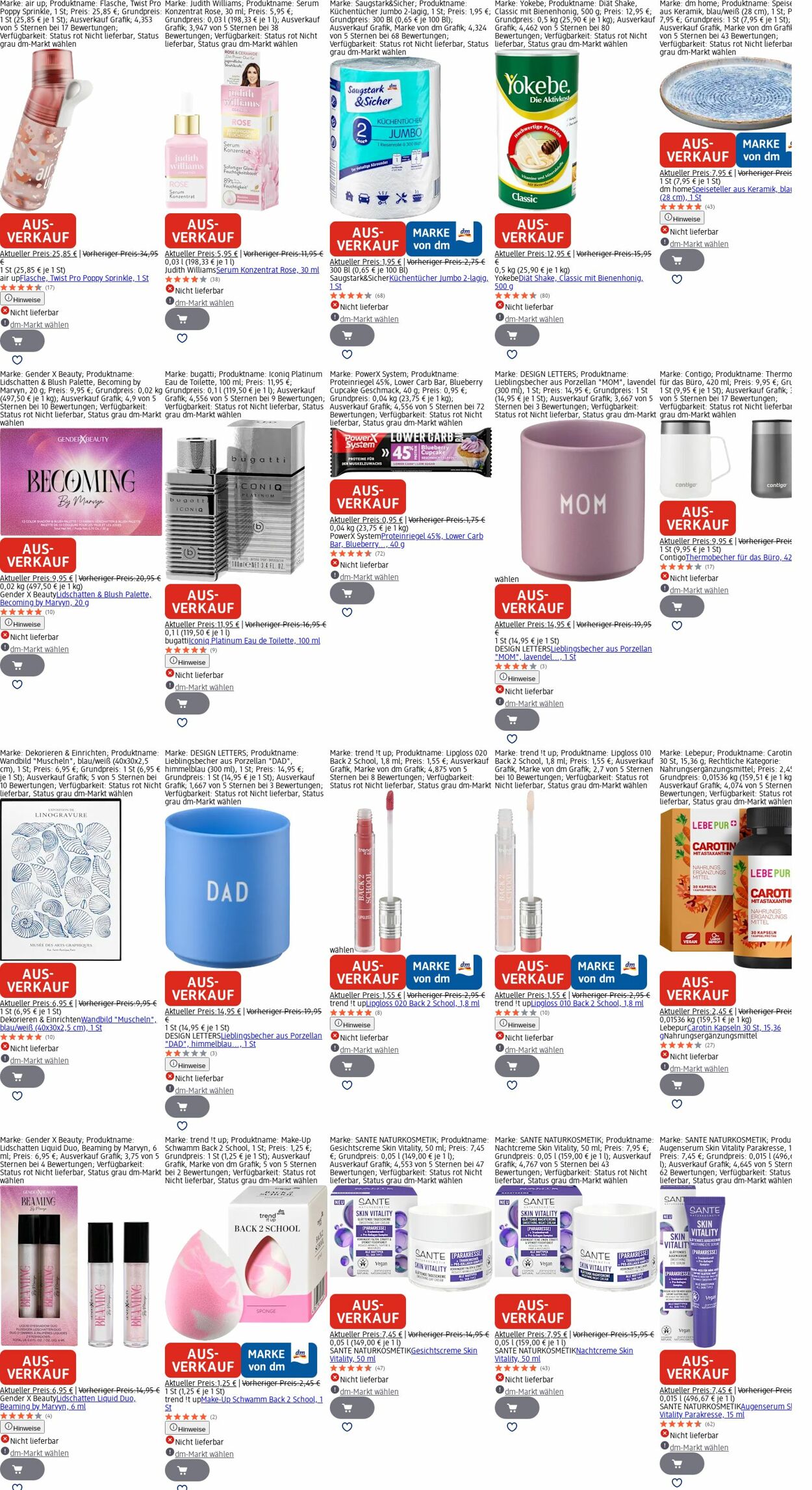 Prospekt dm-drogerie markt 06.10.2025 - 15.10.2025