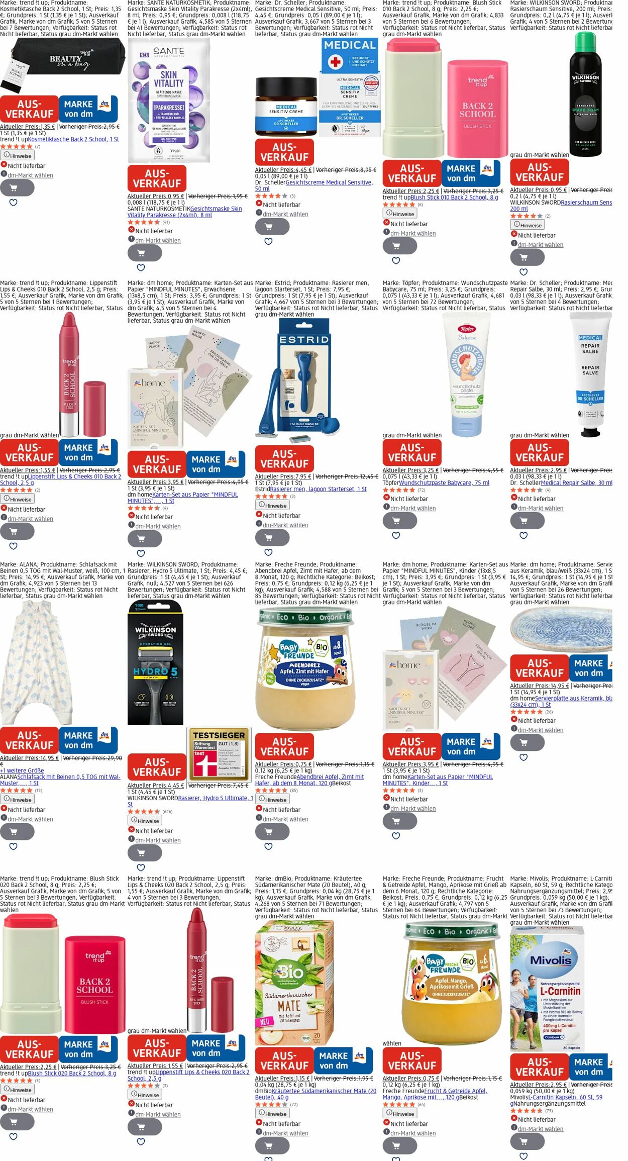Prospekt dm-drogerie markt 06.10.2025 - 15.10.2025