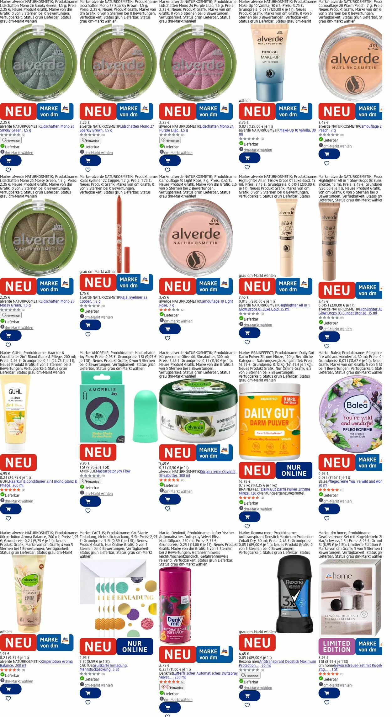 Prospekt dm-drogerie markt 06.10.2025 - 15.10.2025
